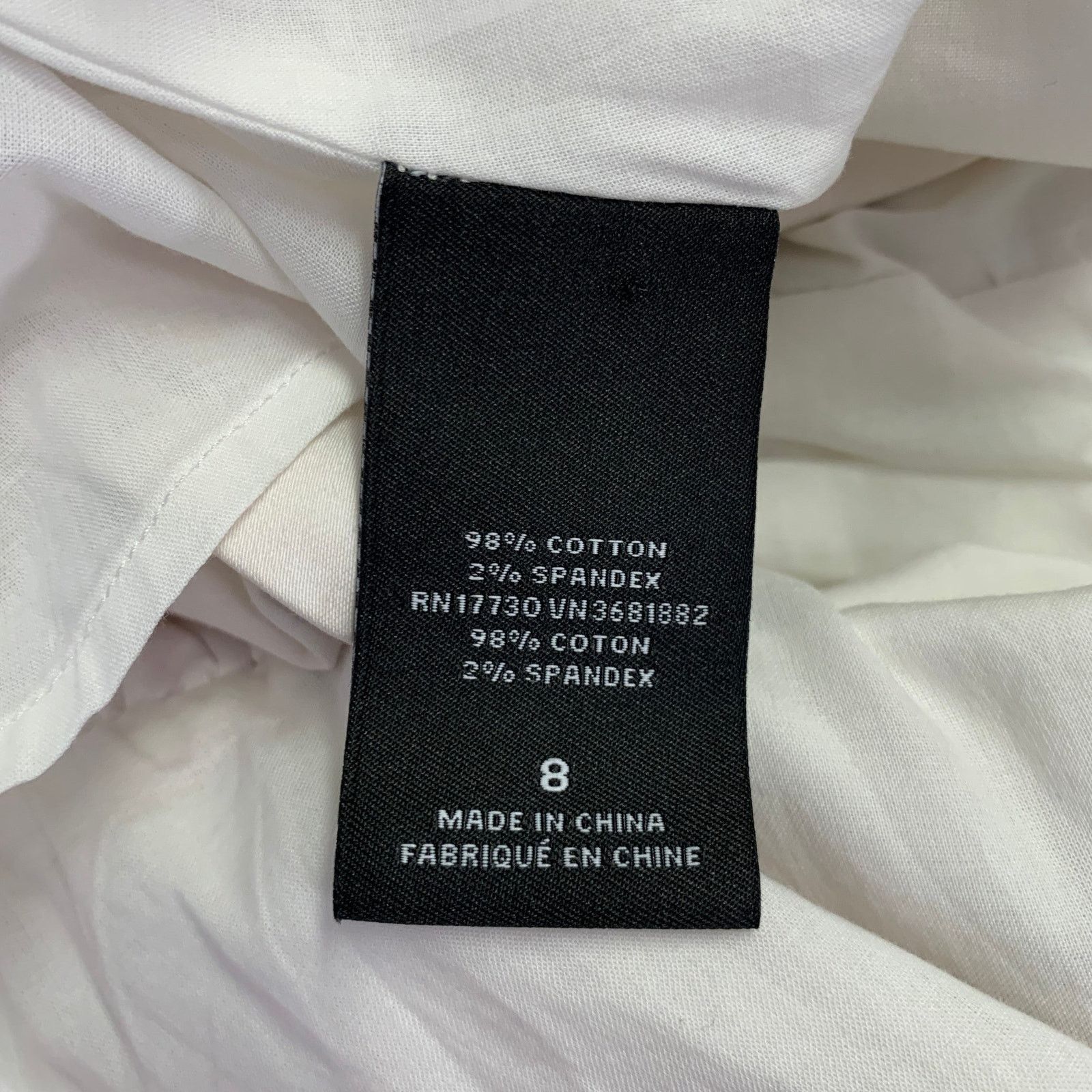 Prabal Gurung White Multi Color Cotton Blend Floral Sleeveless Dress Size M / US 6-8 / IT 42-44 - 6 Thumbnail