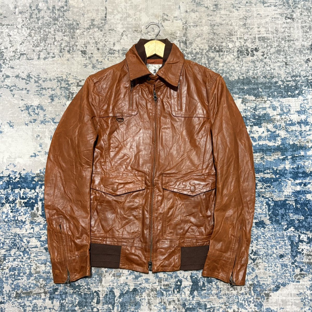 Takeo Kikuchi TK Japan Bikers Leather jacket Size US S / EU 44-46 / 1 - 1 Thumbnail