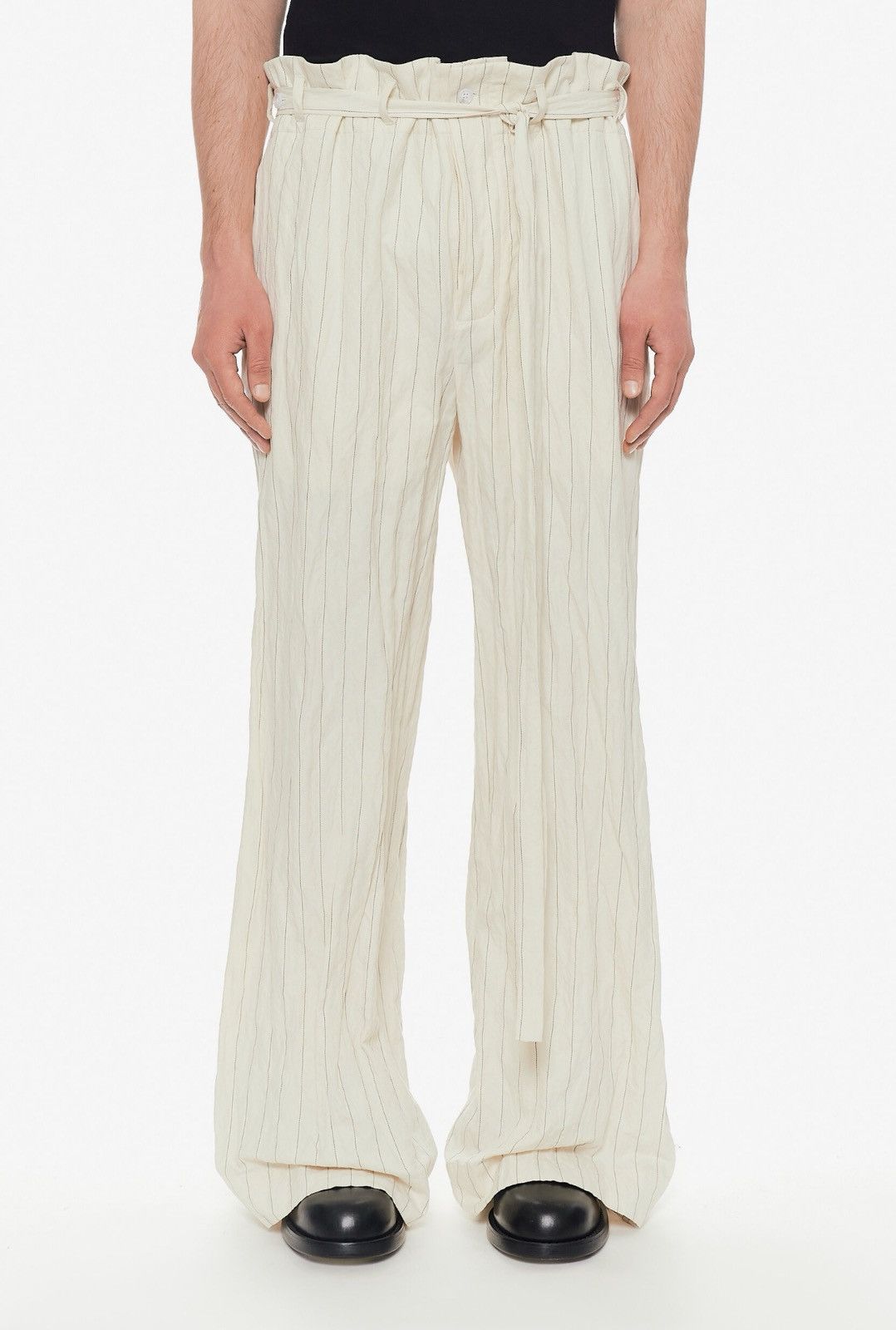 Ann Demeulemeester Last Ann Demeulemeester Kastor Wide Fit Lounge Cotton Pants Size US 34 / EU 50 - 1 Thumbnail