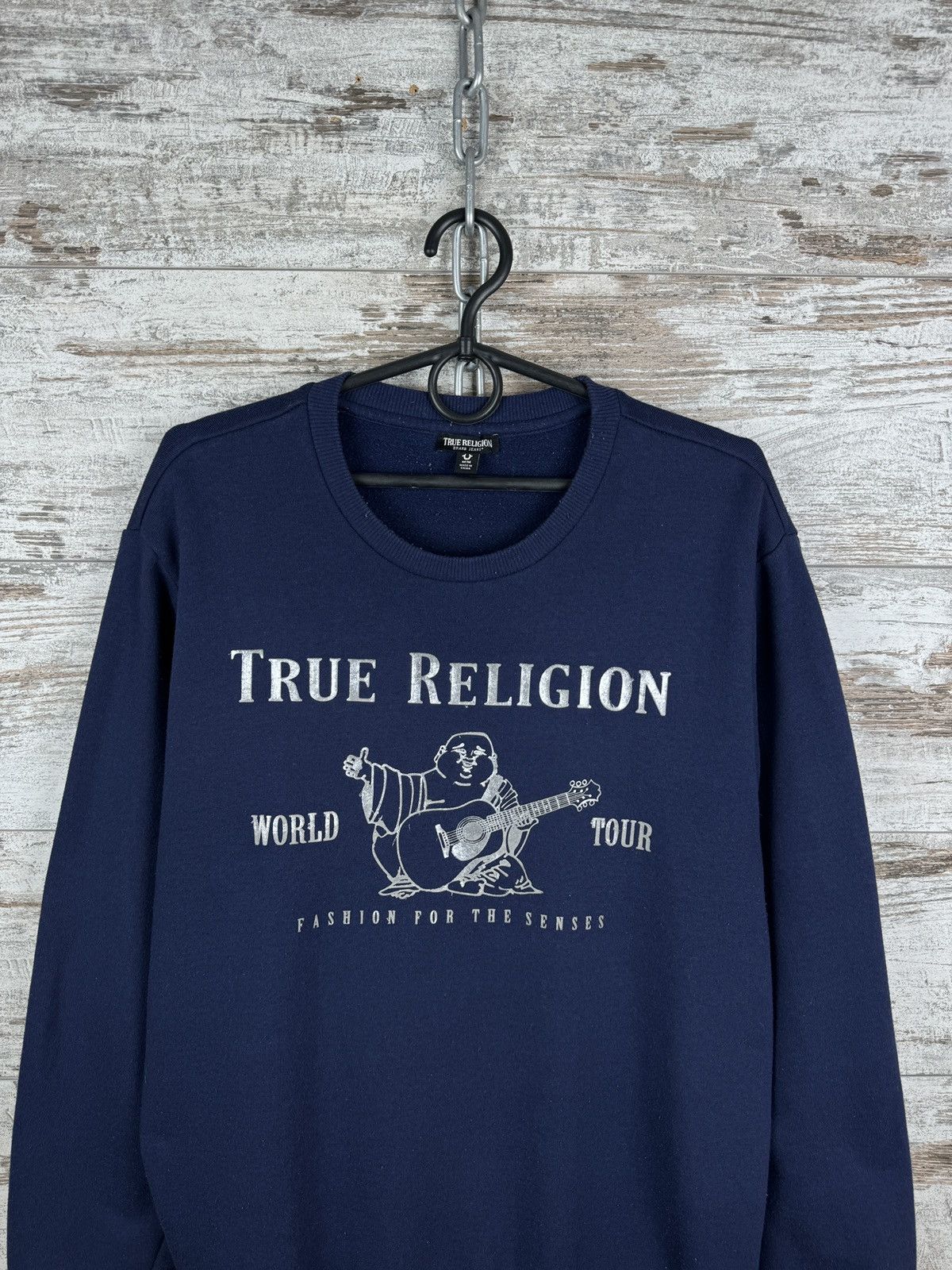 Japanese Brand × True Religion Mens Vintage True Religion Sweatshirt big logo Japanese y2k Size US M / EU 48-50 / 2 - 3 Thumbnail