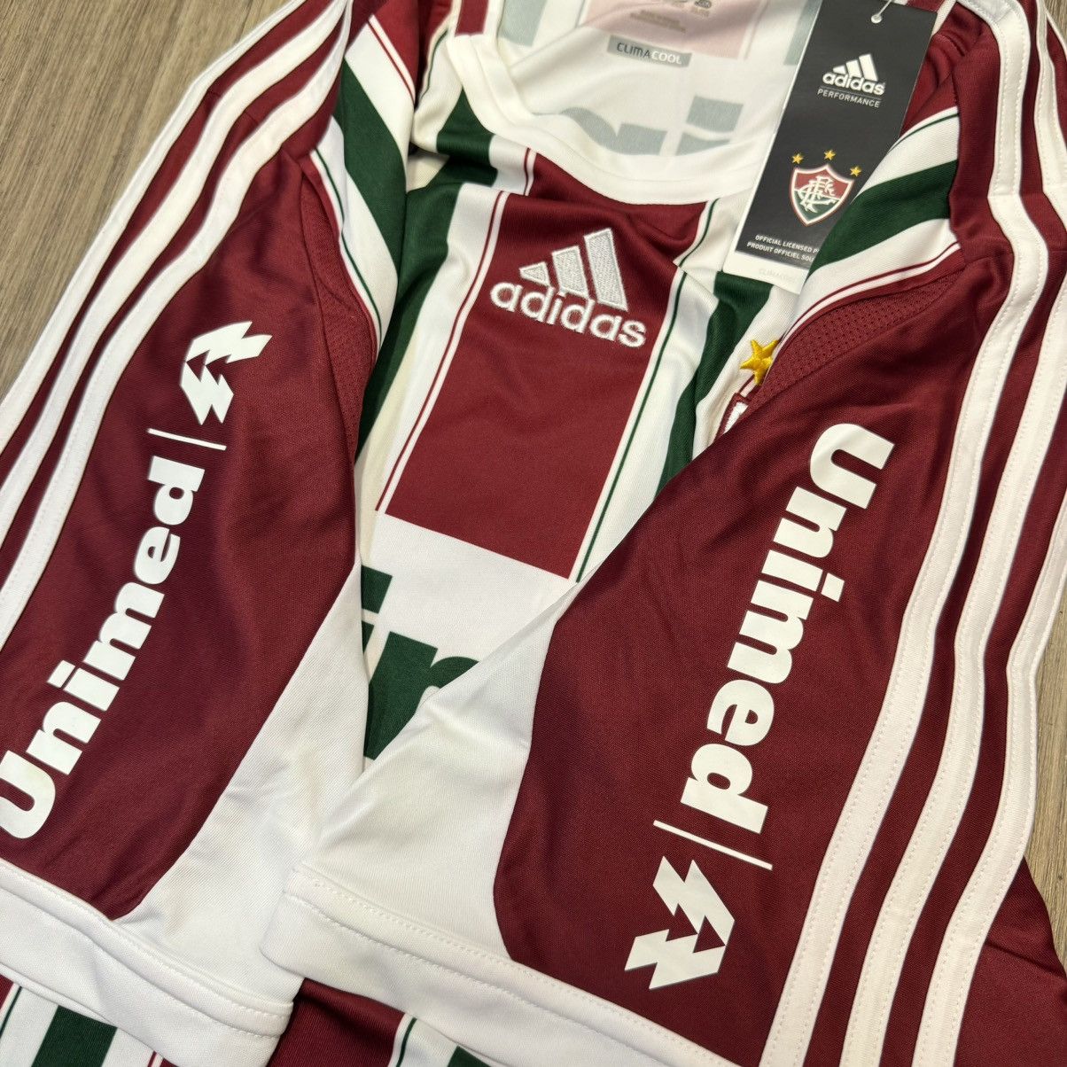 Adidas Fluminense 12/13 home shirt #9 Fred (bnwt) Size US XL / EU 56 / 4 - 6 Thumbnail