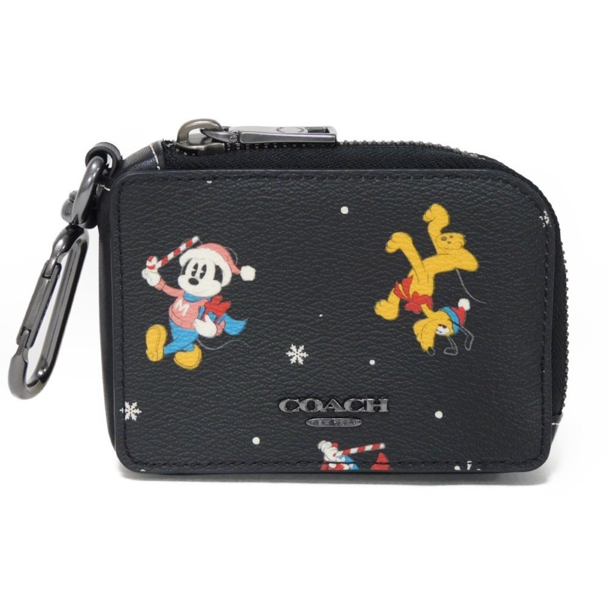 Coach CC095 Disney X Coach 3 In deals 1 Wallet With Patches In Gunmetal/Charcoal/Black