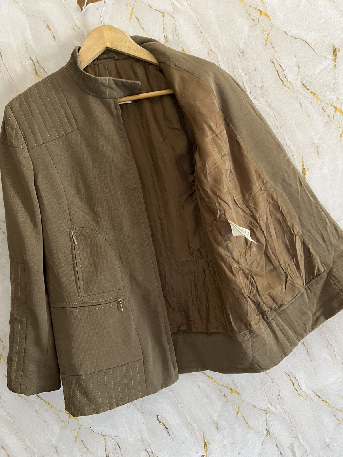 Vintage Vintage Erreuno Milano Wool Jacket Designer Made in Italy Size US M / EU 48-50 / 2 - 6 Thumbnail