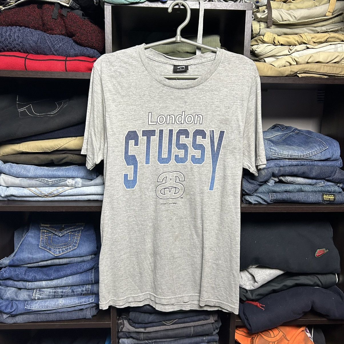 Stussy Vintage Stussy Big Logo Designer streetwear tee size S Size US S / EU 44-46 / 1 - 1 Thumbnail