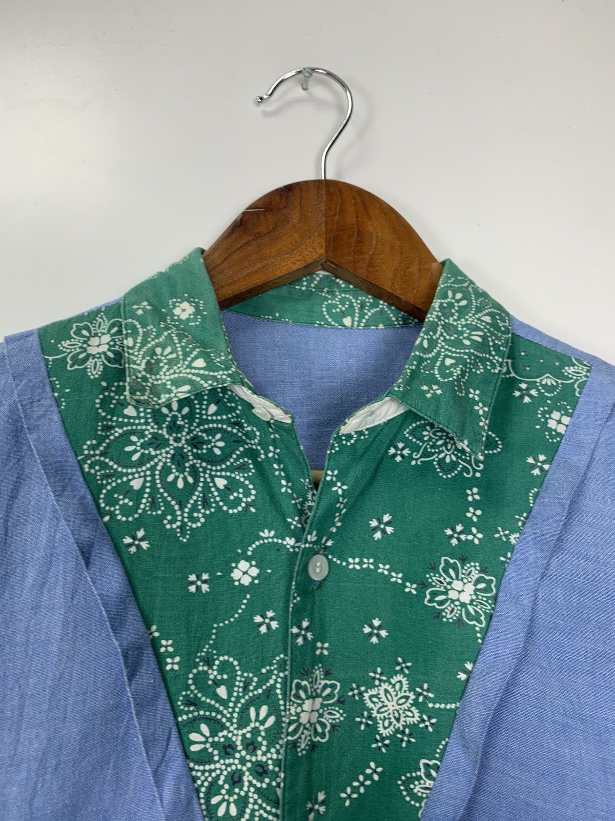 Japanese Brand Vintage Denim Button up Size US S / EU 44-46 / 1 - 4 Thumbnail