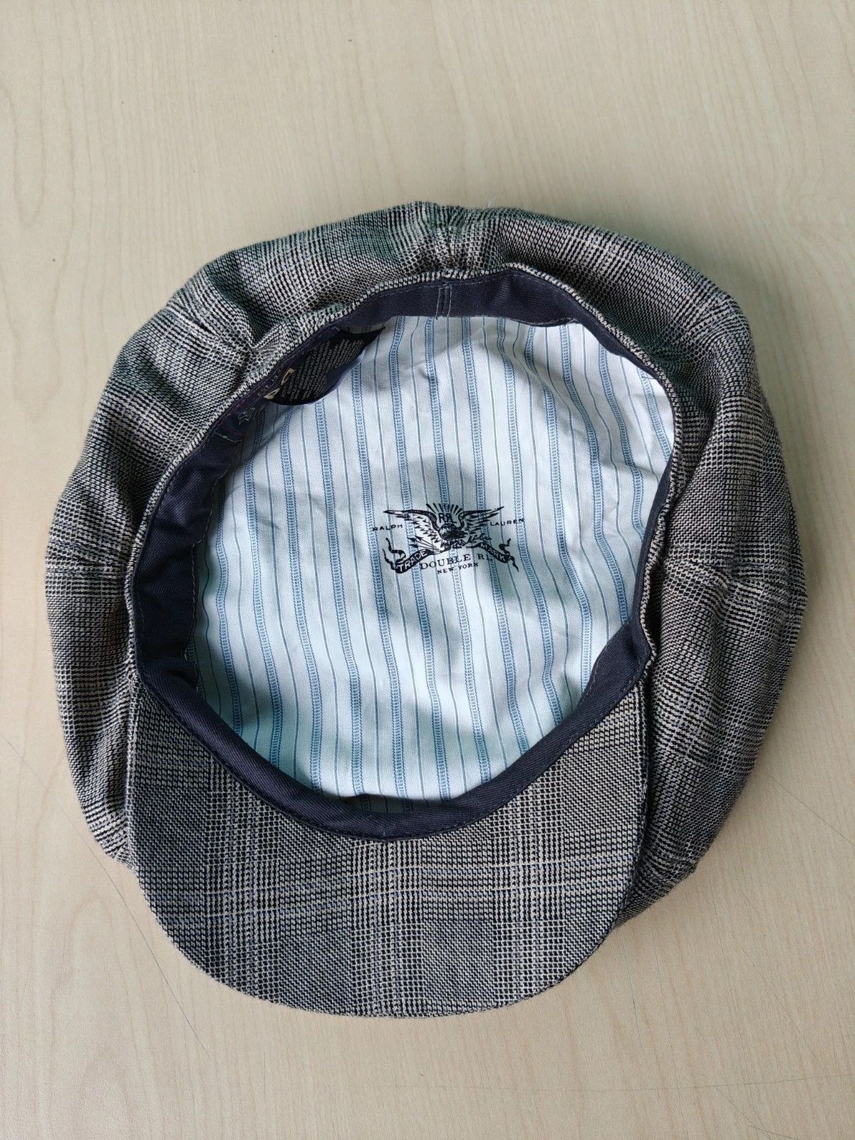 RRL Ralph Lauren DOUBLE RL Wool-Cotton Glen Plaid Newsboy Cap T/1908 Size ONE SIZE - 12 Thumbnail