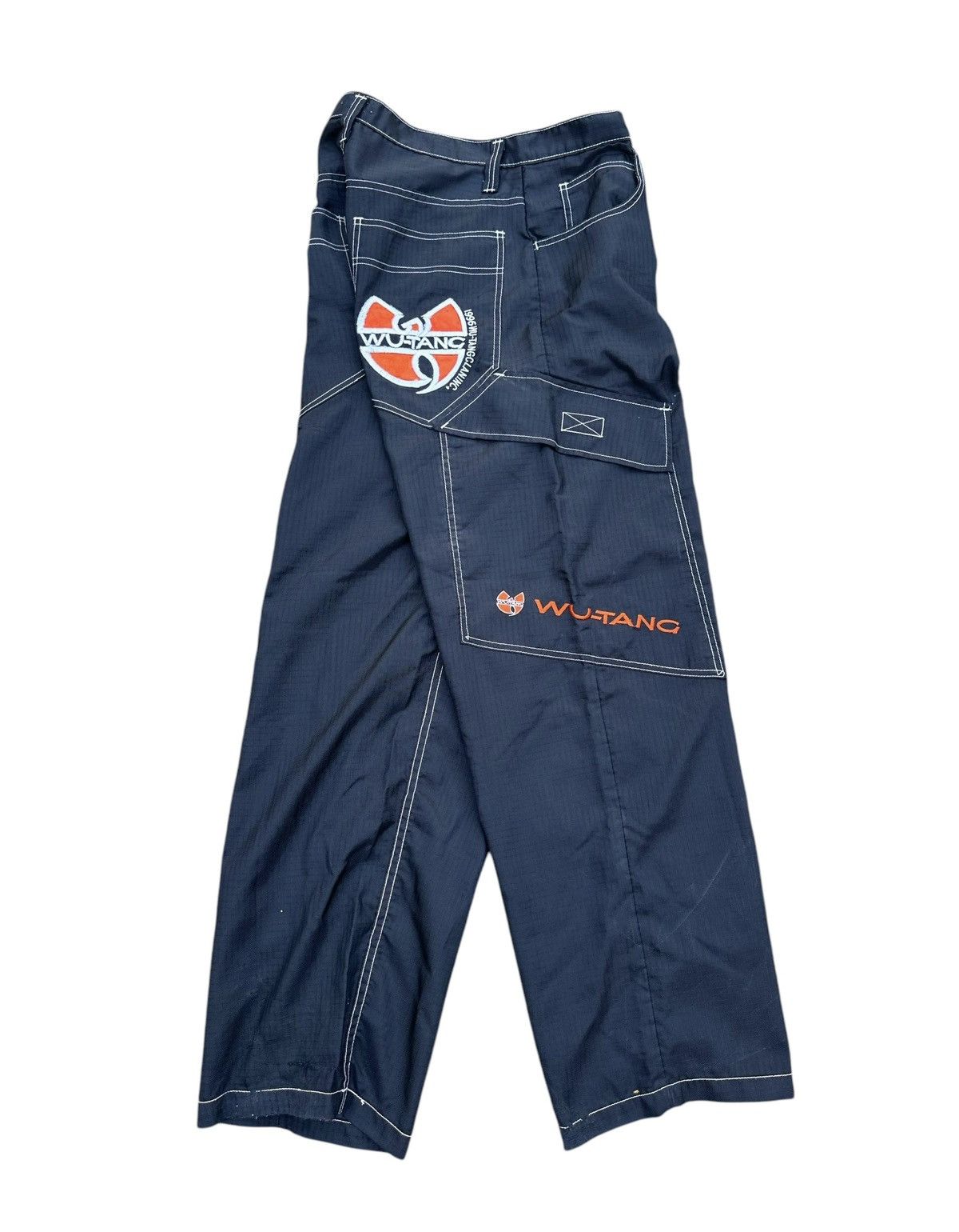 JNCO × Vintage × Wu-Tang Clan Vtg🔥1996 Wutang Clan Baggy Cargo Pant Size US 30 / EU 46 - 2 Thumbnail