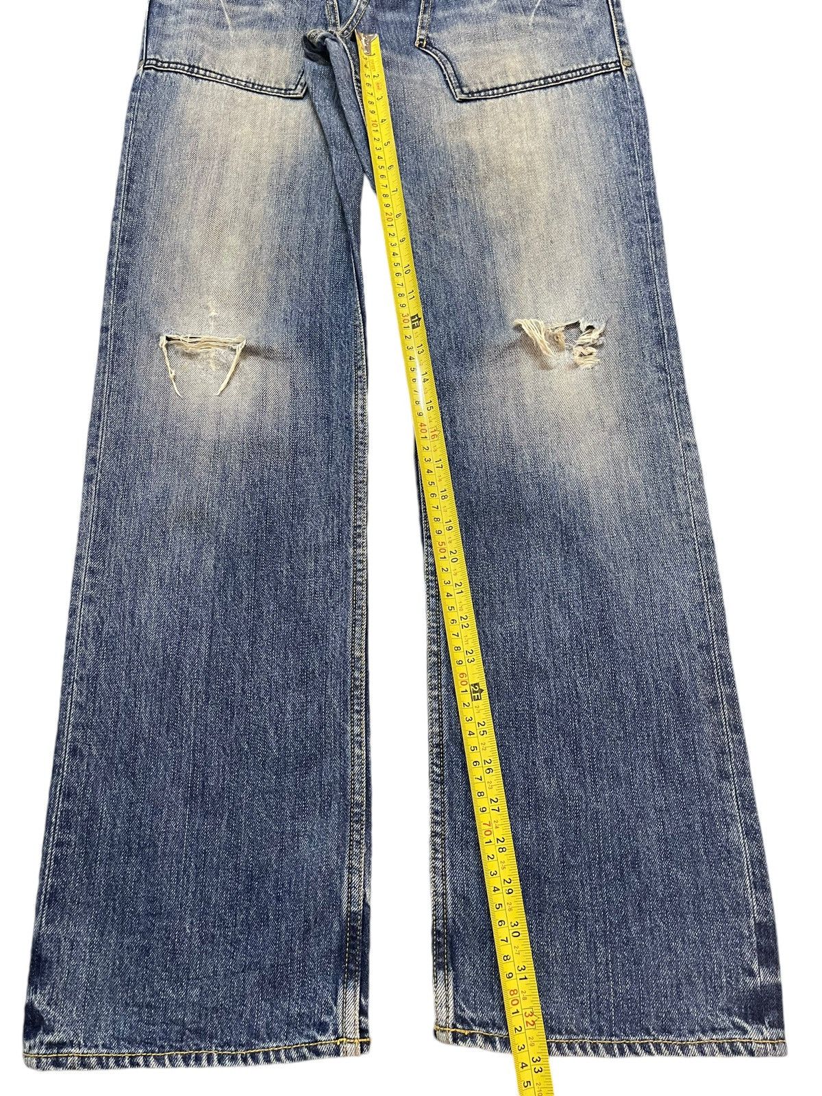 14th Addiction Vintage Japanese Genoese Faded Wash Style Loose Jeans Size US 32 / EU 48 - 15 Thumbnail