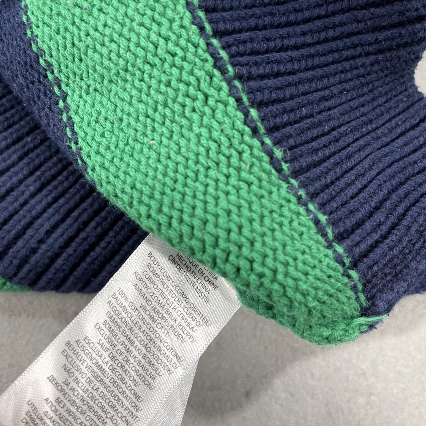 Polo Ralph Lauren Polo Ralph Lauren Sweater Mens Medium Shawl Striped Yacht Challenge 12M Cotton Size US M / EU 48-50 / 2 - 6 Thumbnail