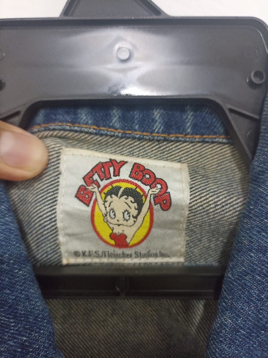 Other Vintage Denim Betty Boop Jacket Size M / US 6-8 / IT 42-44 - 4 Thumbnail