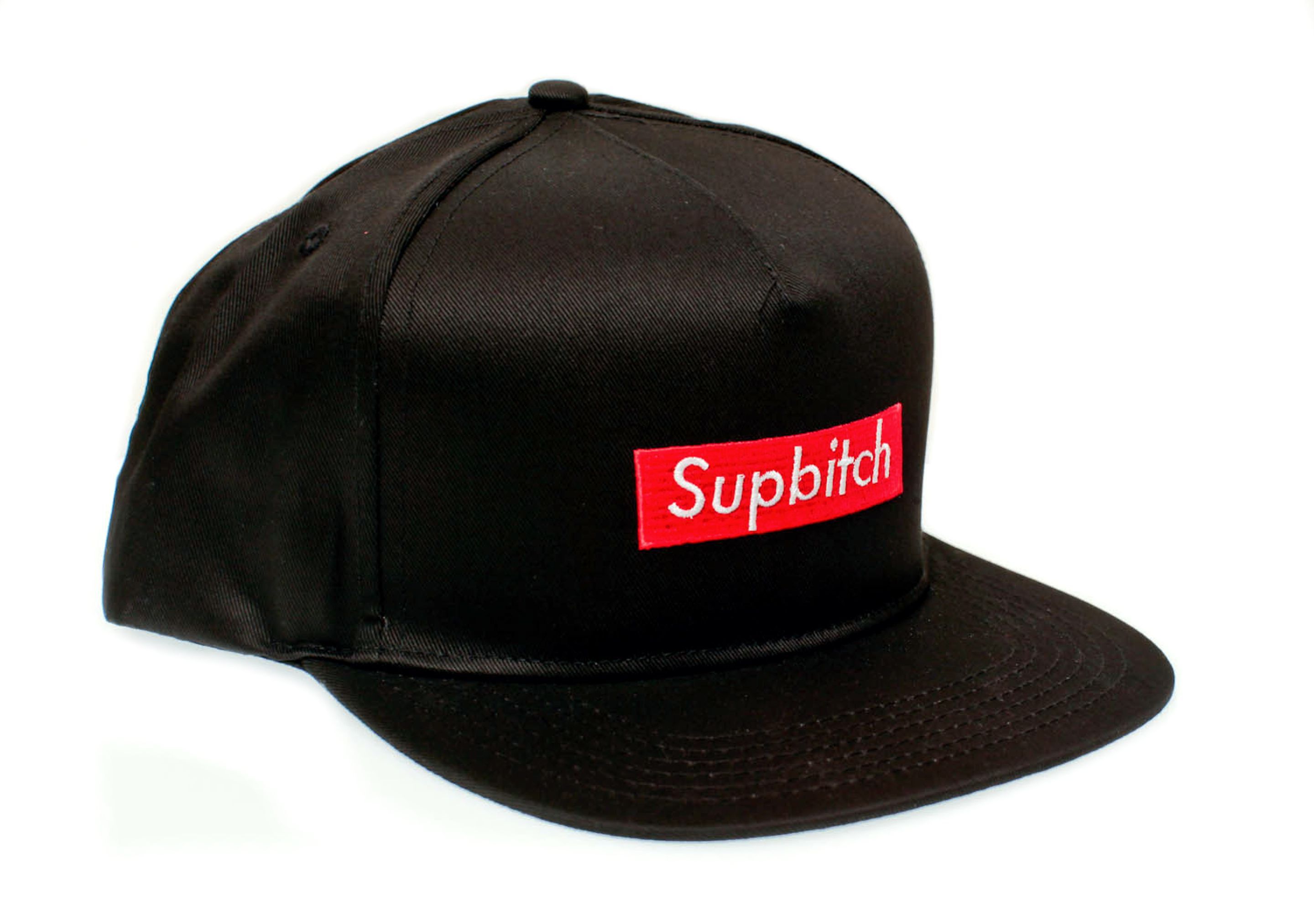 Other Supbitch Funny Hat One Size Flat Bill Cap Unisex Black Size ONE SIZE - 2 Thumbnail