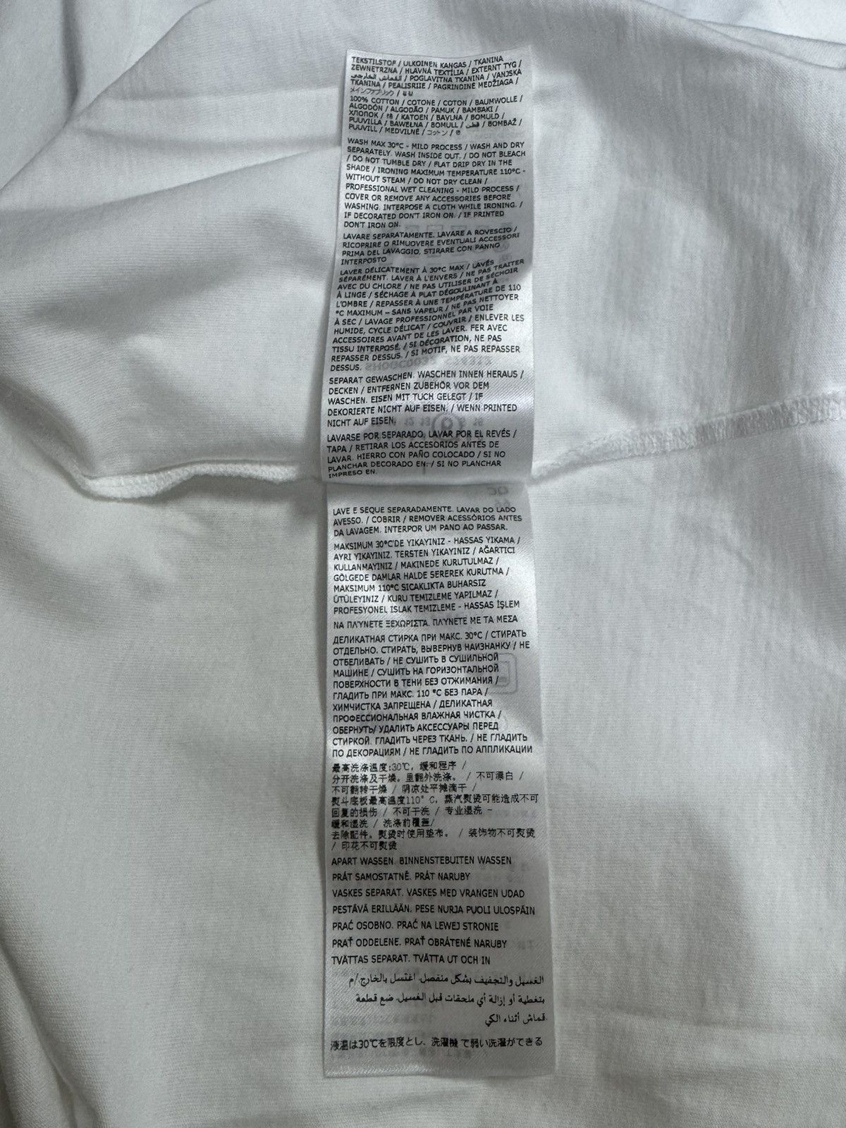 Maison Margiela NWT MM6 Minimalist Chest Logo Unisex T-Shirt - White, L Size US L / EU 52-54 / 3 - 9 Thumbnail