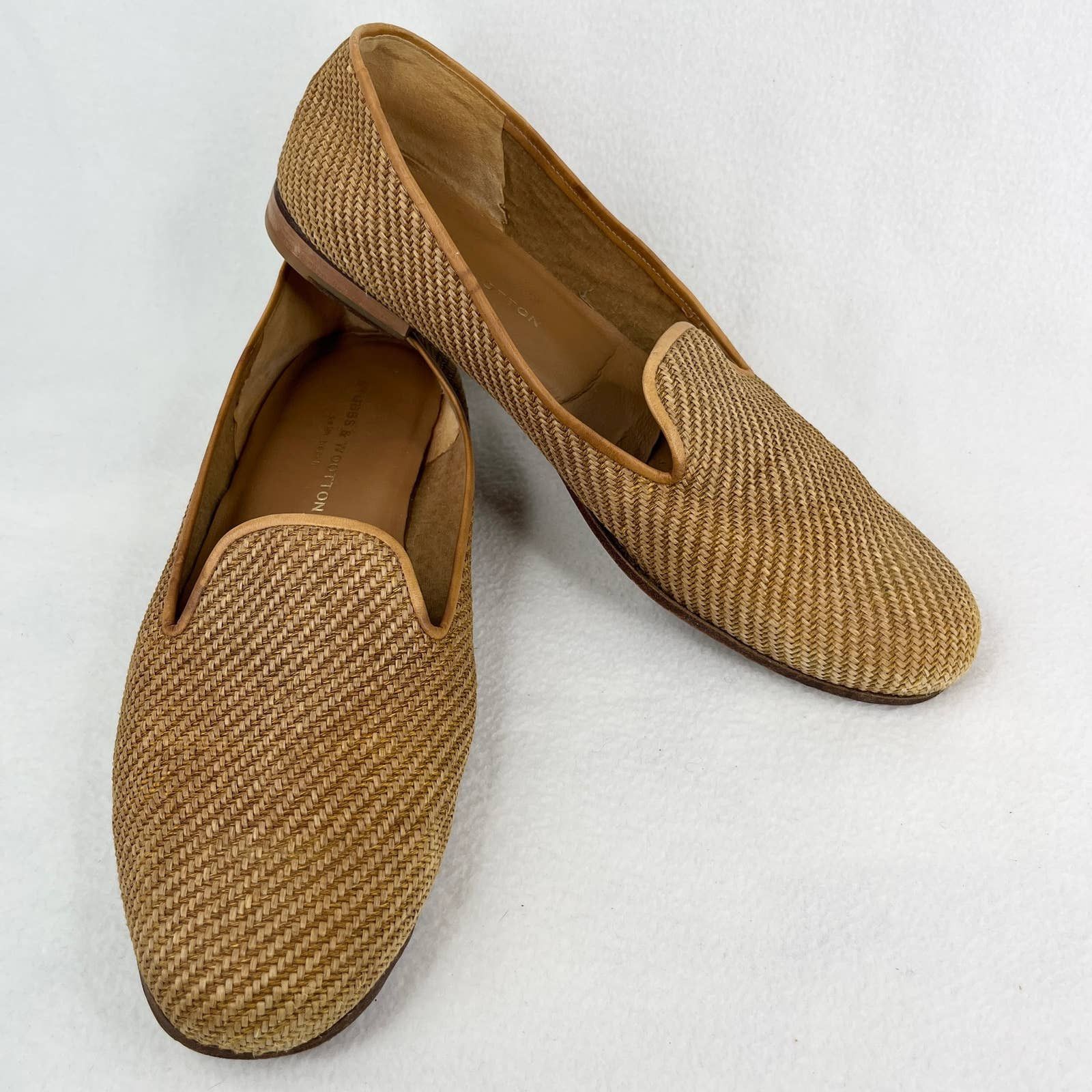 straw loafers