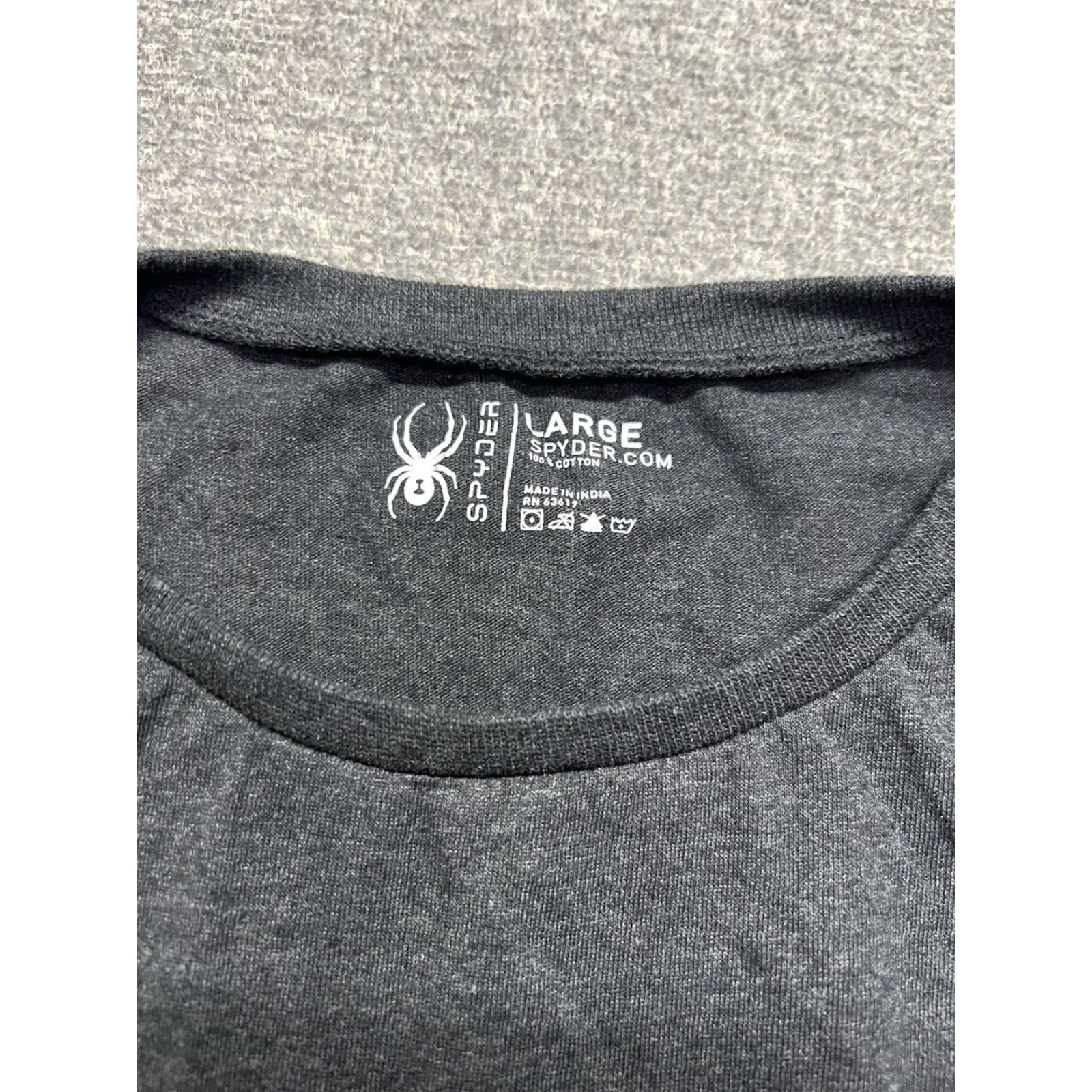 Spyder Spyder Active Shirt Mens Large Short Sleeve Activewear Gym Yoga Gray Size US L / EU 52-54 / 3 - 3 Thumbnail