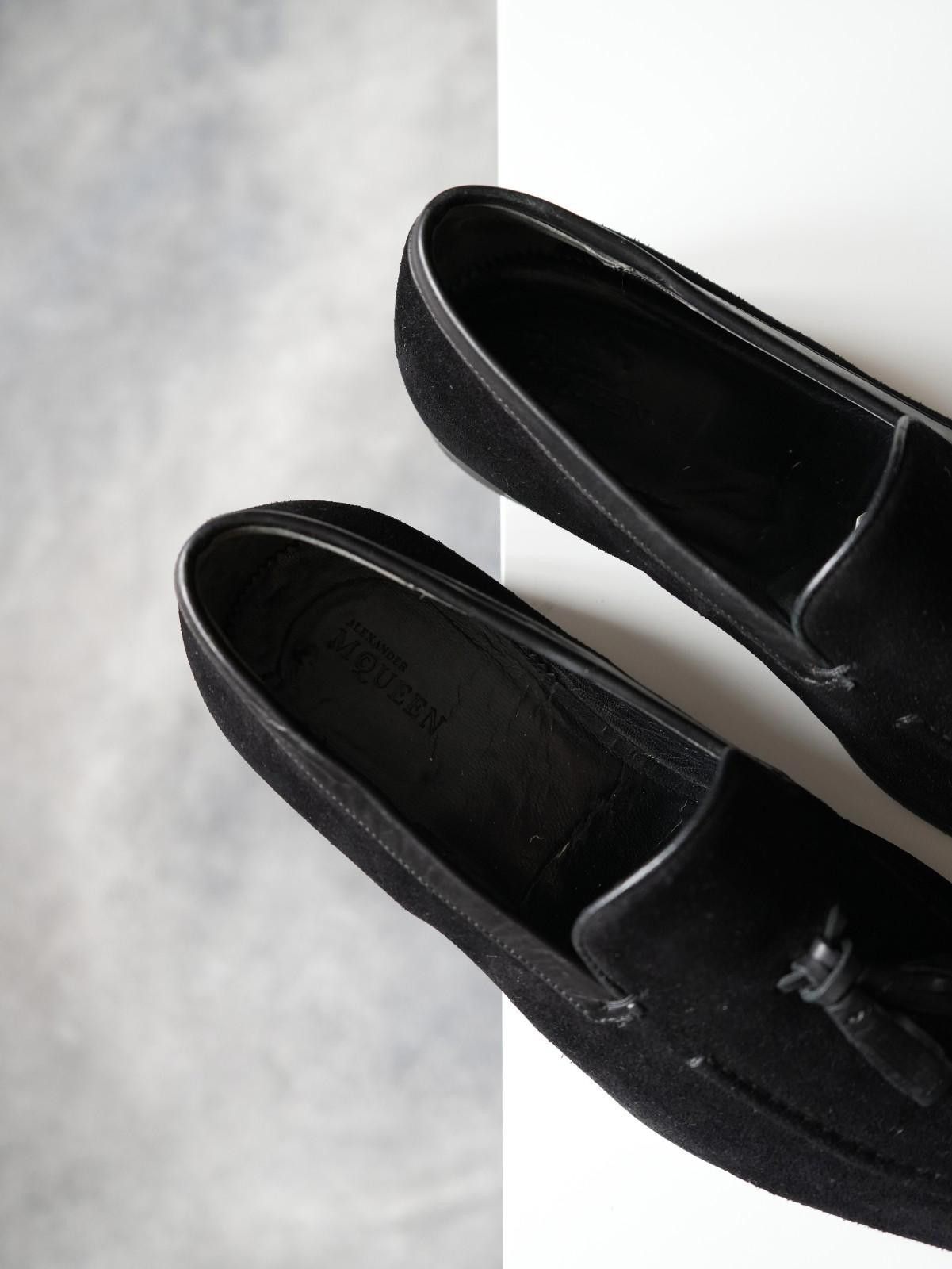 Alexander McQueen Alexander McQueen Tassel Suede Black Loafers Men US8 Size US 7 / EU 40 - 11 Thumbnail