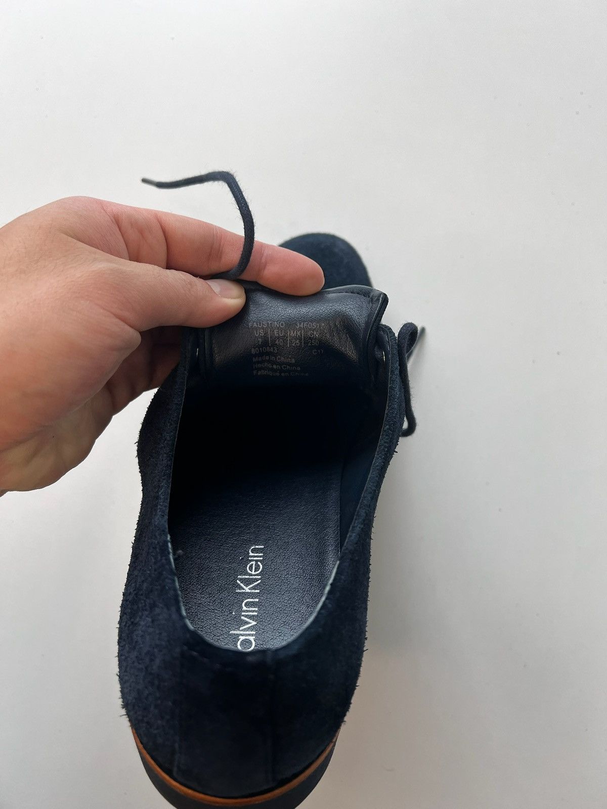 Calvin Klein Calvin Klein Formal Shoes - Navy Suede Size US 7.5 / EU 40-41 - 5 Thumbnail