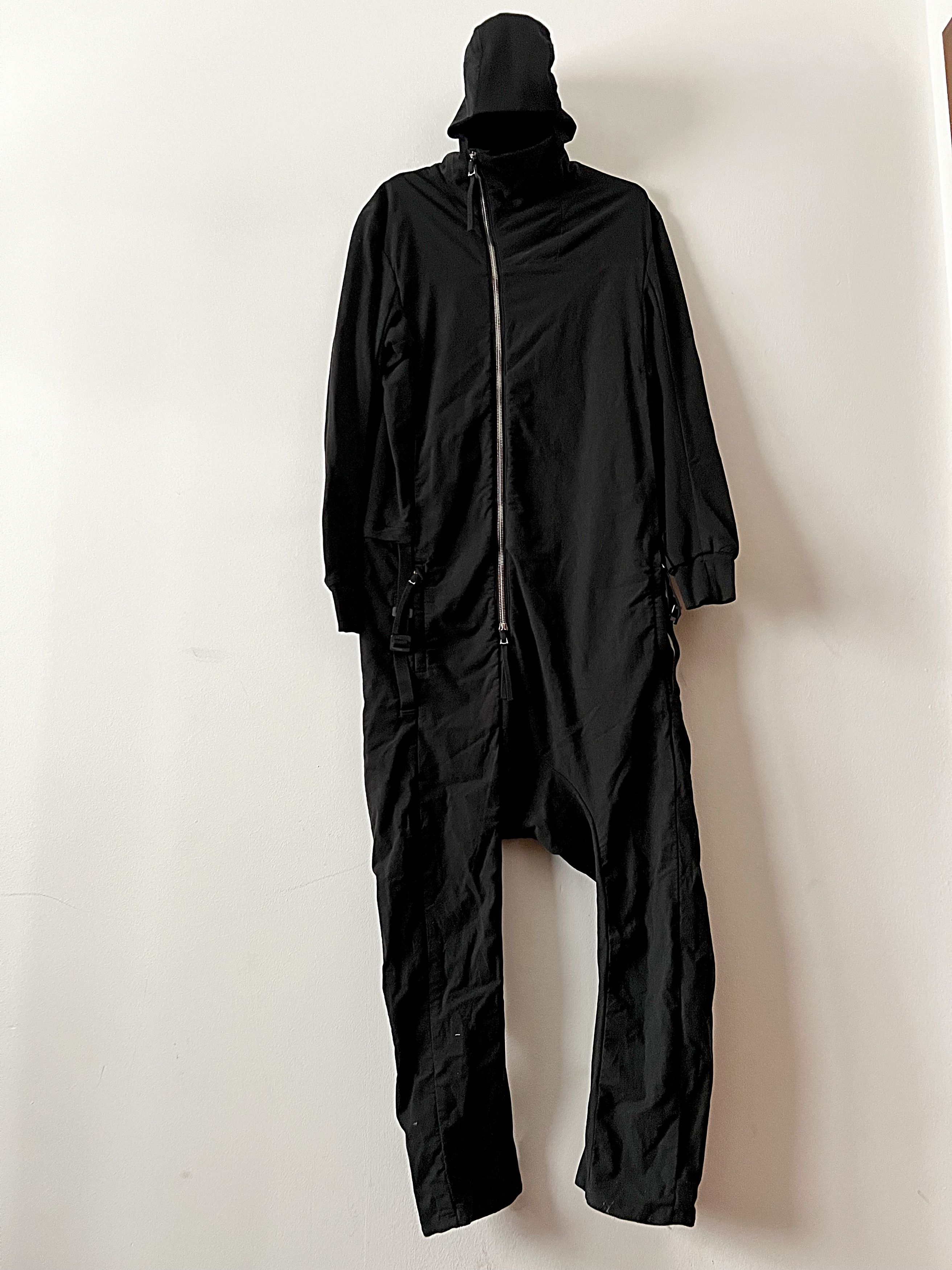 Boris Bidjan Saberi Black Overall 2 Jumpsuit Size US 32 / EU 48 - 6 Thumbnail