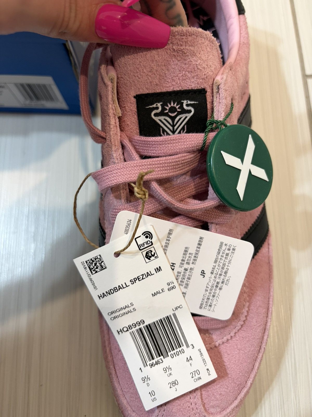 Adidas New in Box Handball Spezial Inter Miami CF pink sneaker Size US 10 / EU 43 - 2 Thumbnail