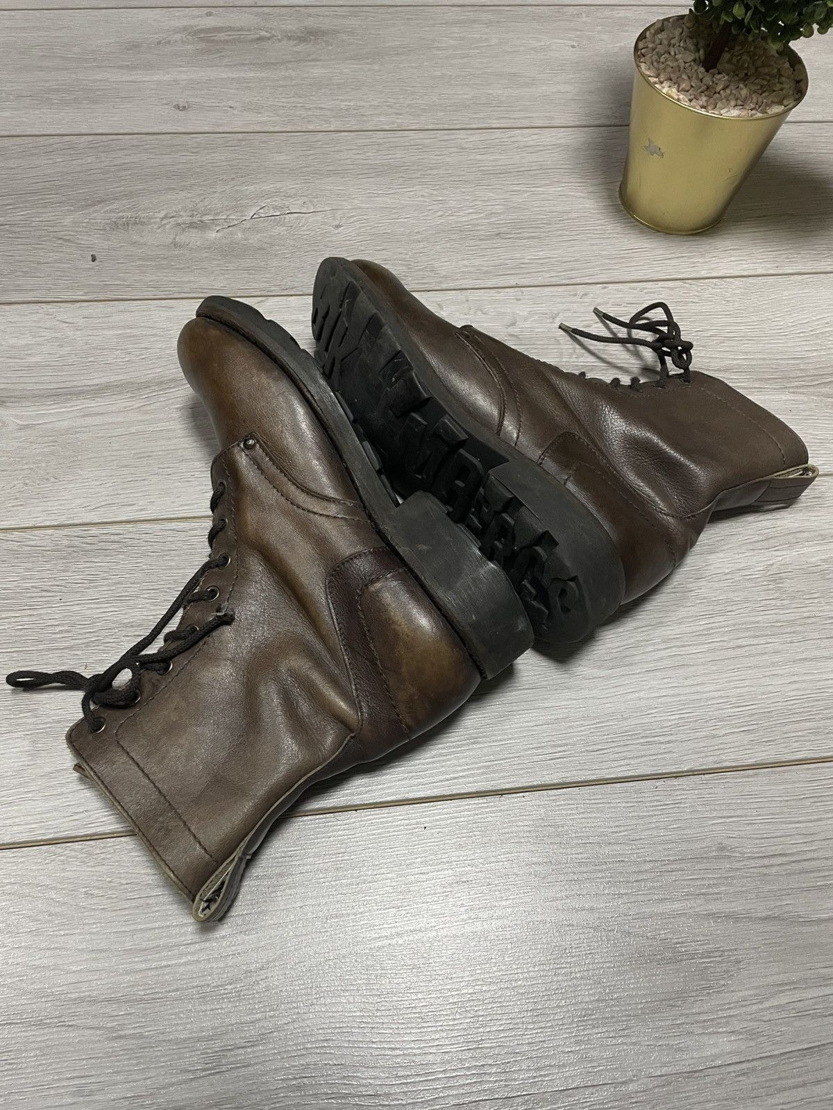 Dirk Bikkembergs Dirk Bikkembergs high leather biker military combat boots Size US 10 / EU 43 - 12 Thumbnail