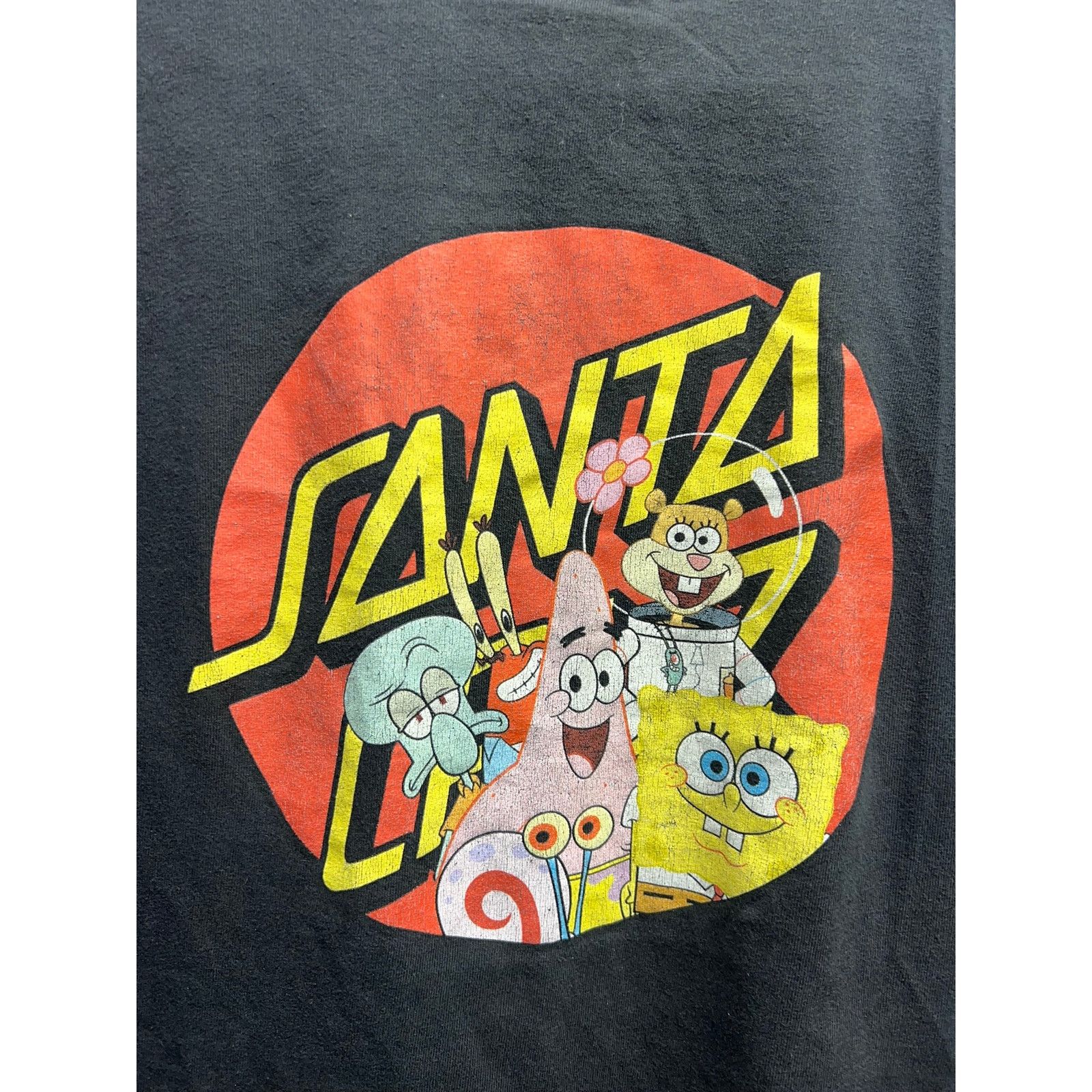 Santa Cruz Skateboards Santa Cruz Spongebob Shirt Skate TV Show Collab Black Tee M Size US M / EU 48-50 / 2 - 7 Thumbnail