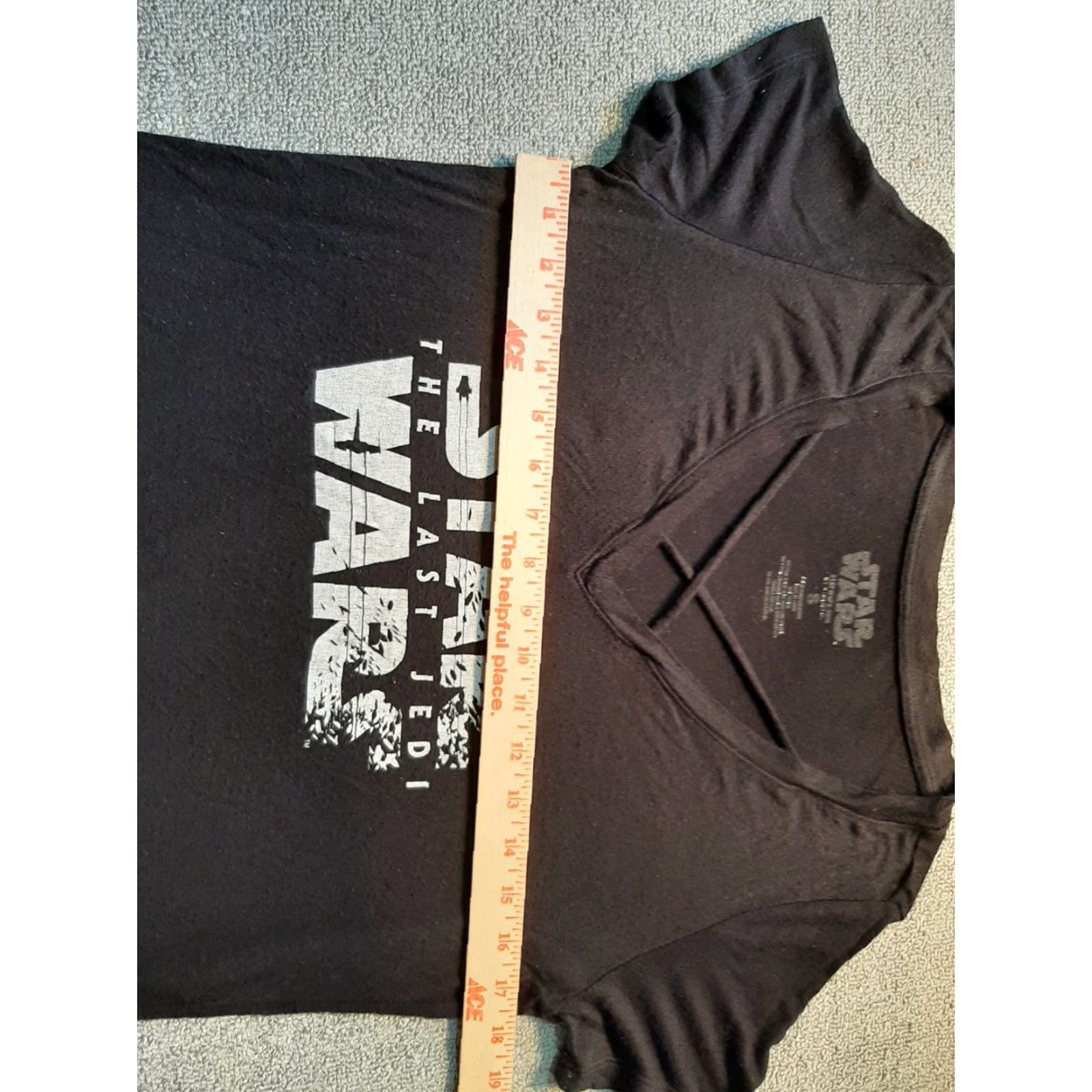 Star Wars Star Wars T-Shirt Womens Short Sleeve Small S The Last Jedi Black Size S / US 4 / IT 40 - 5 Thumbnail