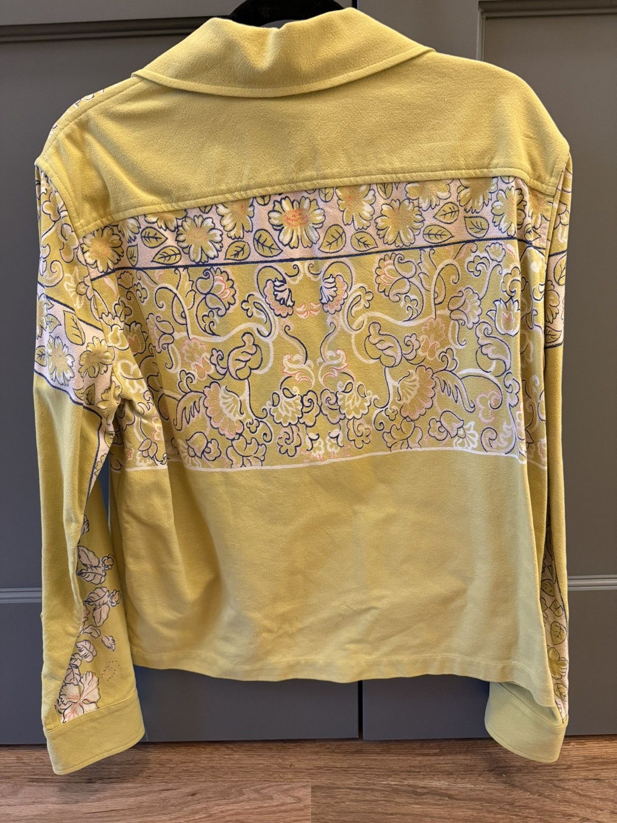 Bode Bode Long Sleeve XS/S Chartreuse Green Patterned Shirt Size US S / EU 44-46 / 1 - 2 Thumbnail