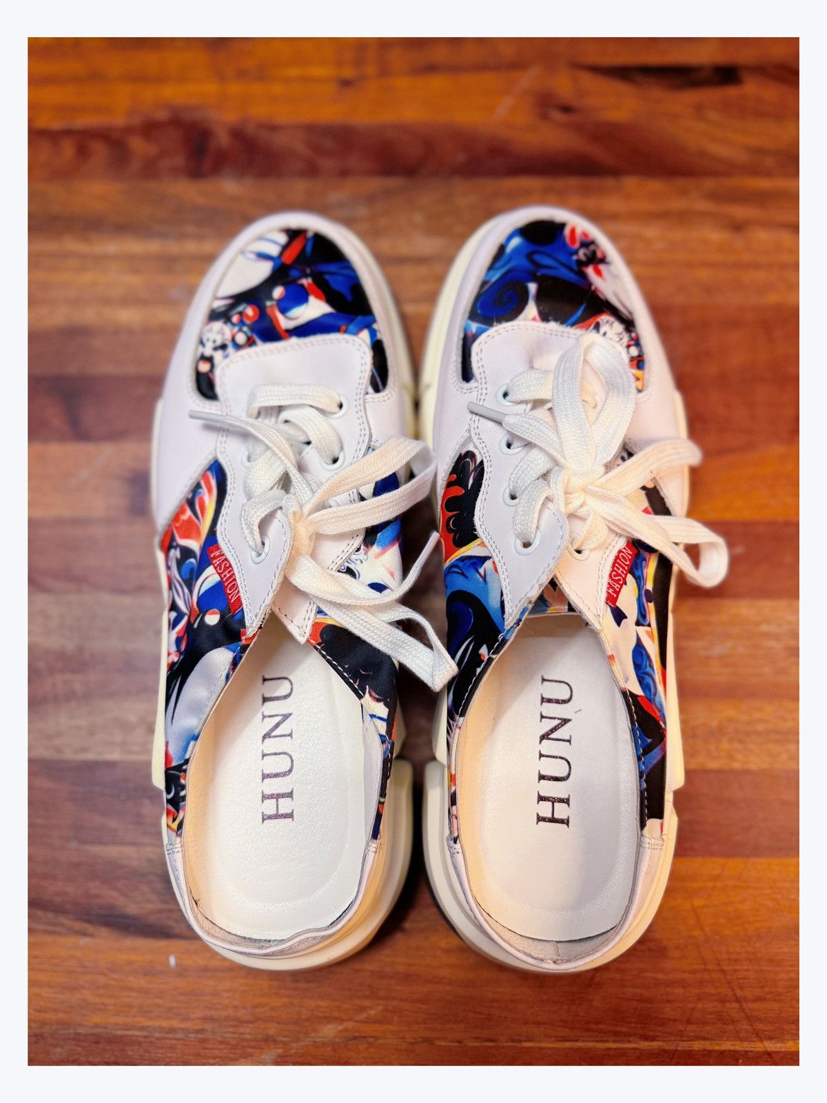 Other Bold HUNU Graphic Mules – Size 255mm (US Women’s 8 / EU 39) Size US 8 / IT 38 - 8 Thumbnail