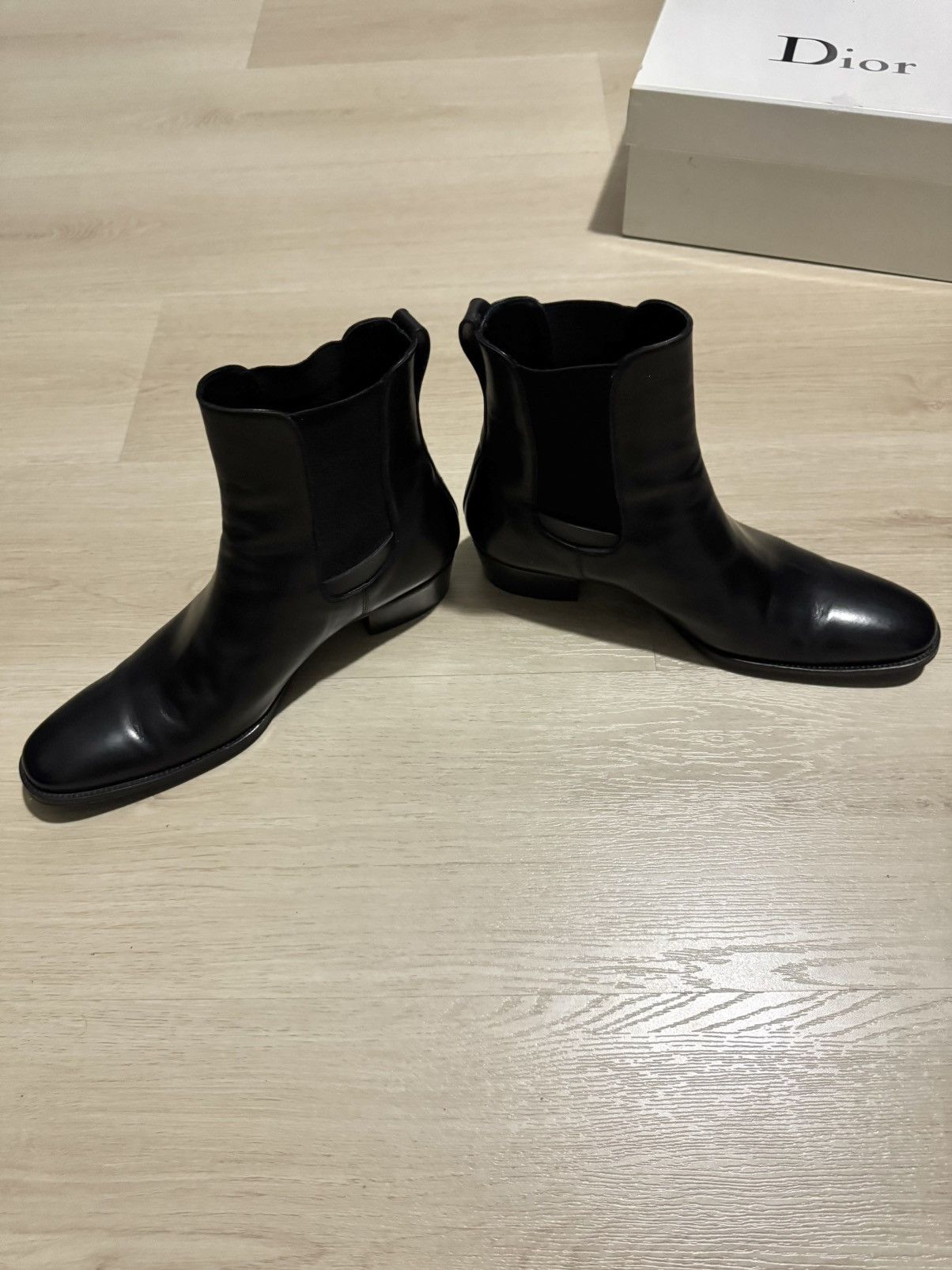 Dior Dior AW06 “These Grey Days” Cuban Heel Boots Size US 9.5 / EU 42-43 - 4 Thumbnail