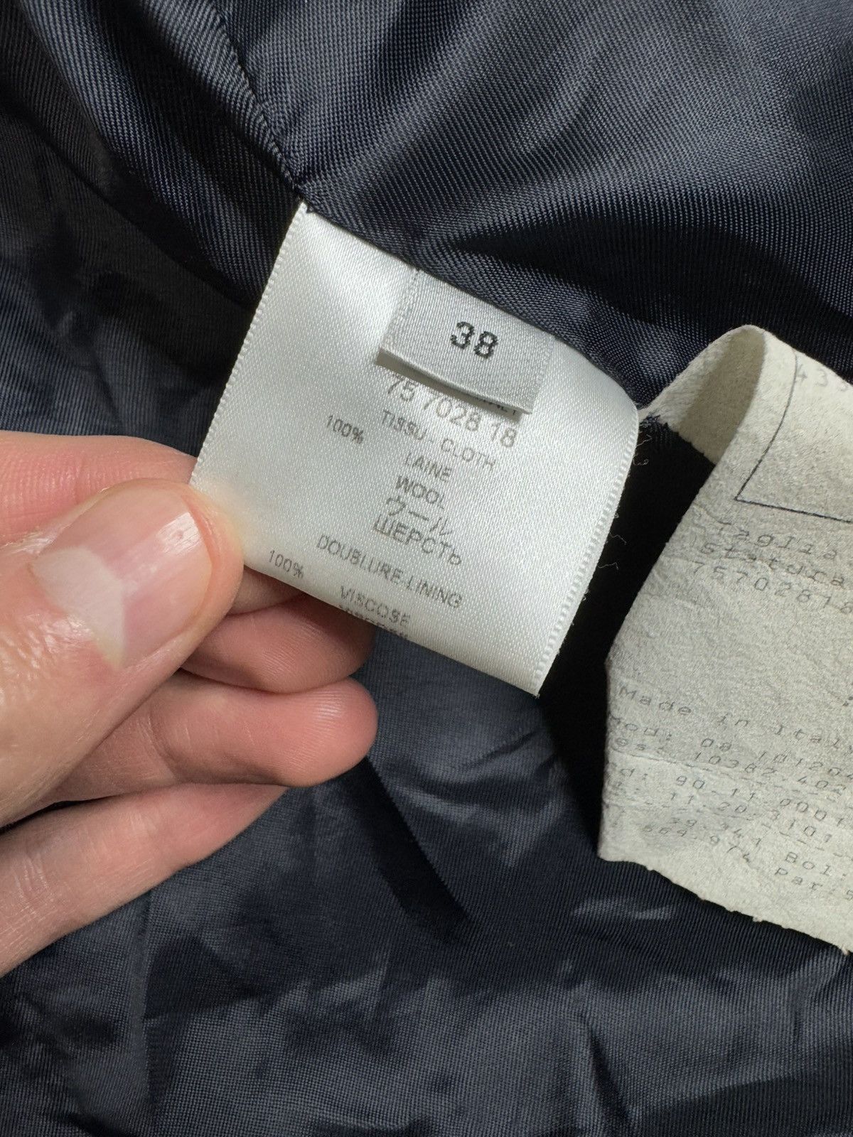 Givenchy × Vintage Givenchy Trendy Blue Jacket Size XS / US 0-2 / IT 36-38 - 9 Thumbnail