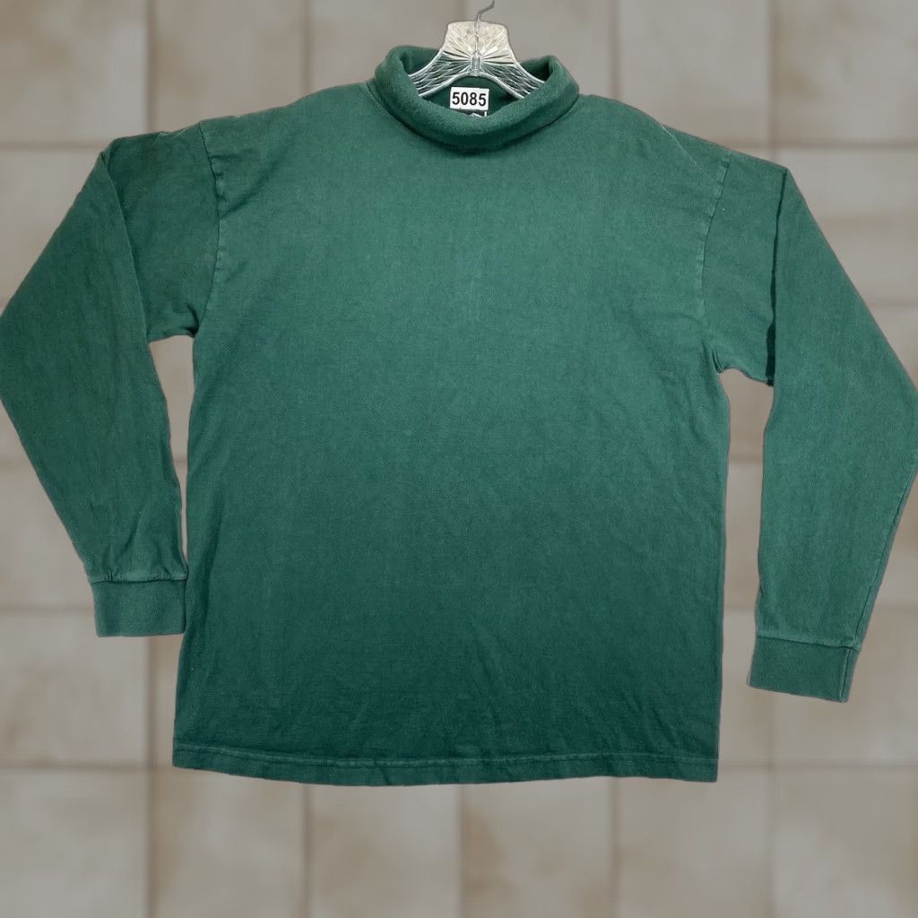 Vintage VINTAGE Northwest Passage Shirt Mens Large Green 80s USA Knit Long Sleeve Slim Fit Size US L / EU 52-54 / 3 - 1 Thumbnail