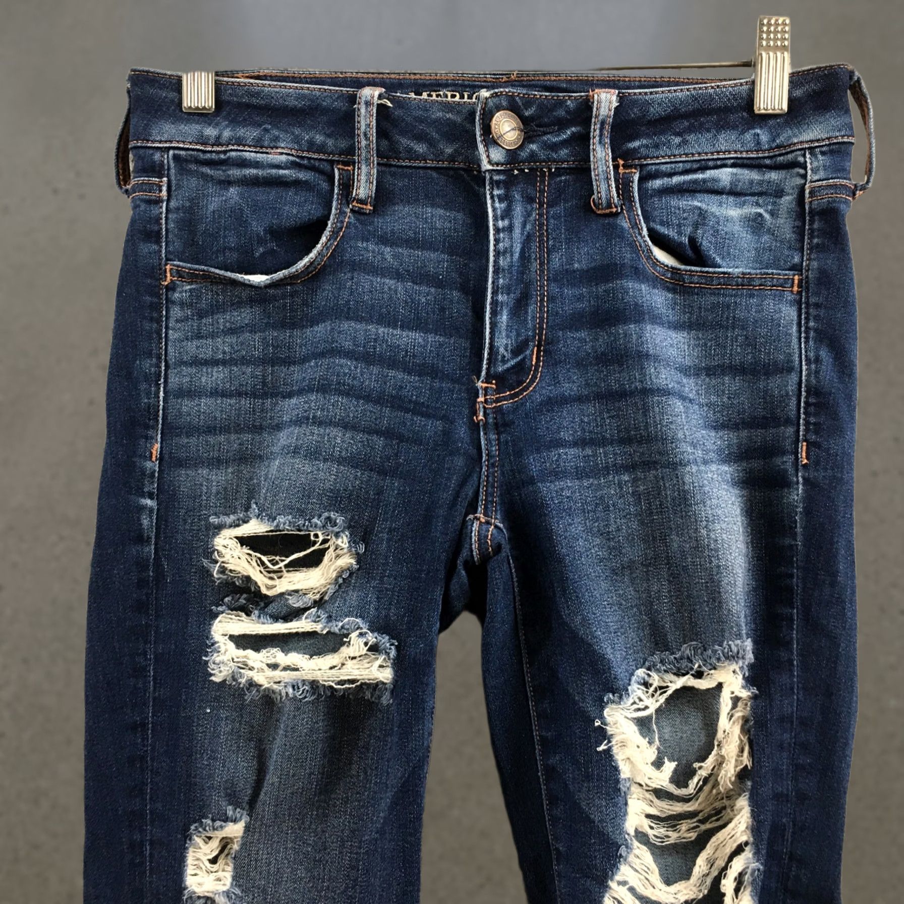 American Eagle Outfitters American Eagle Outfitters Jeans Womens 6L Jegging Blue Denim Casual Regular Waist 29 Inseam 29.5 Shoes? Size 28" / US 6 / IT 42 - 1 Thumbnail