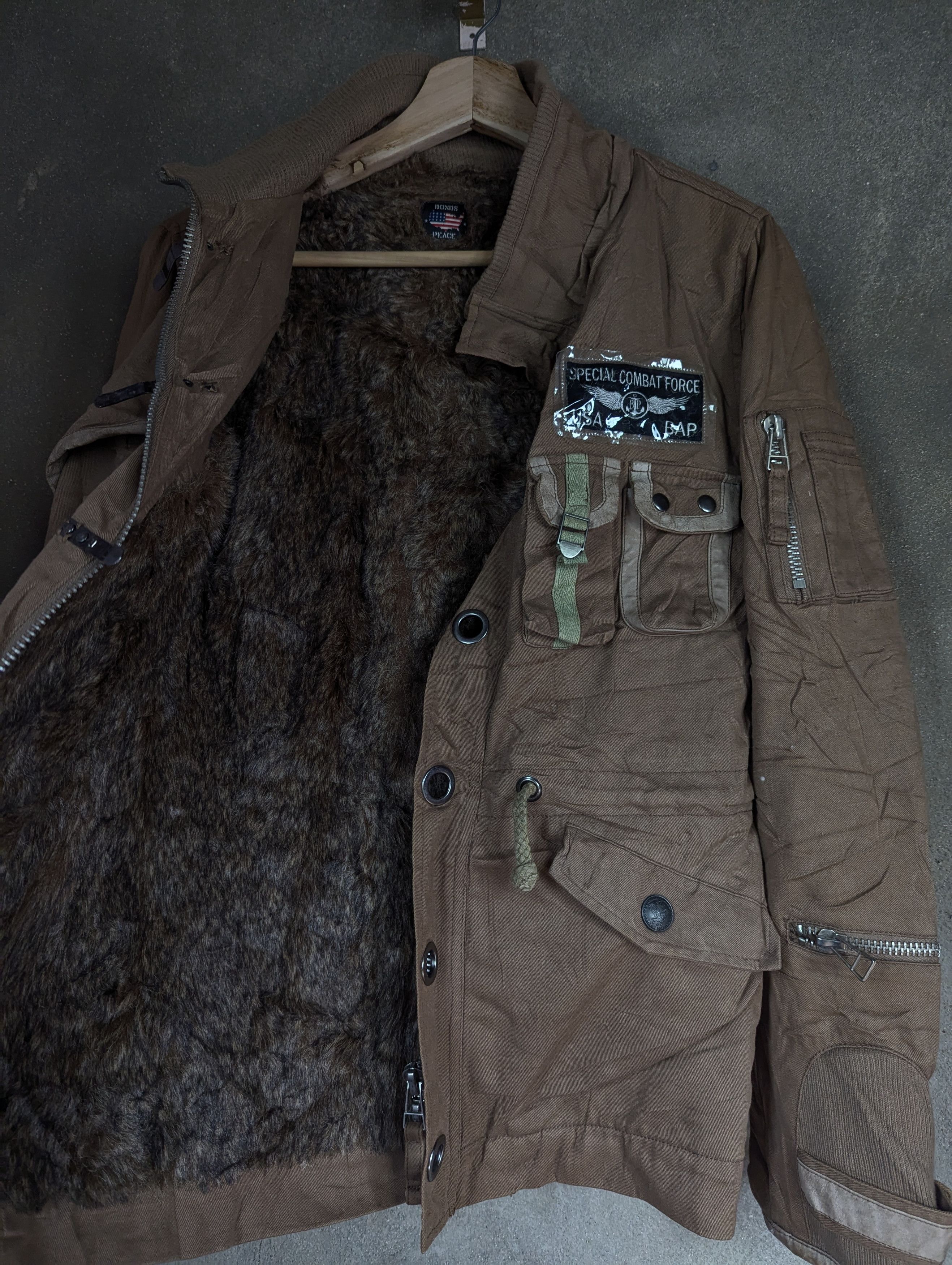 Vintage BONDS PEACE SPECIAL COMBAT BONDAGES JACKET Size US M / EU 48-50 / 2 - 11 Thumbnail