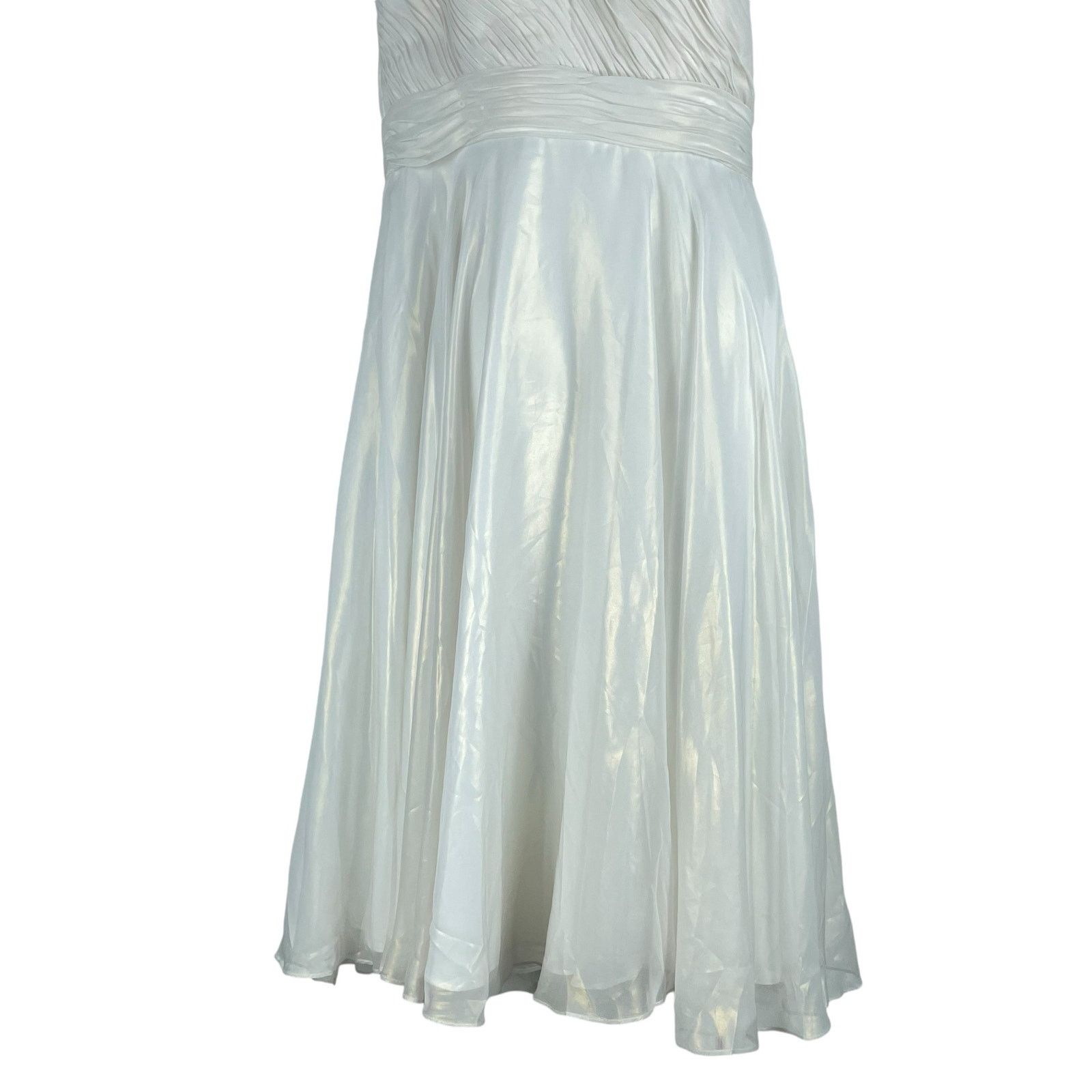 Other Mac Duggal Rosette One Shoulder Tea Length Dress Size 12 Size XL / US 12-14 / IT 48-50 - 7 Thumbnail