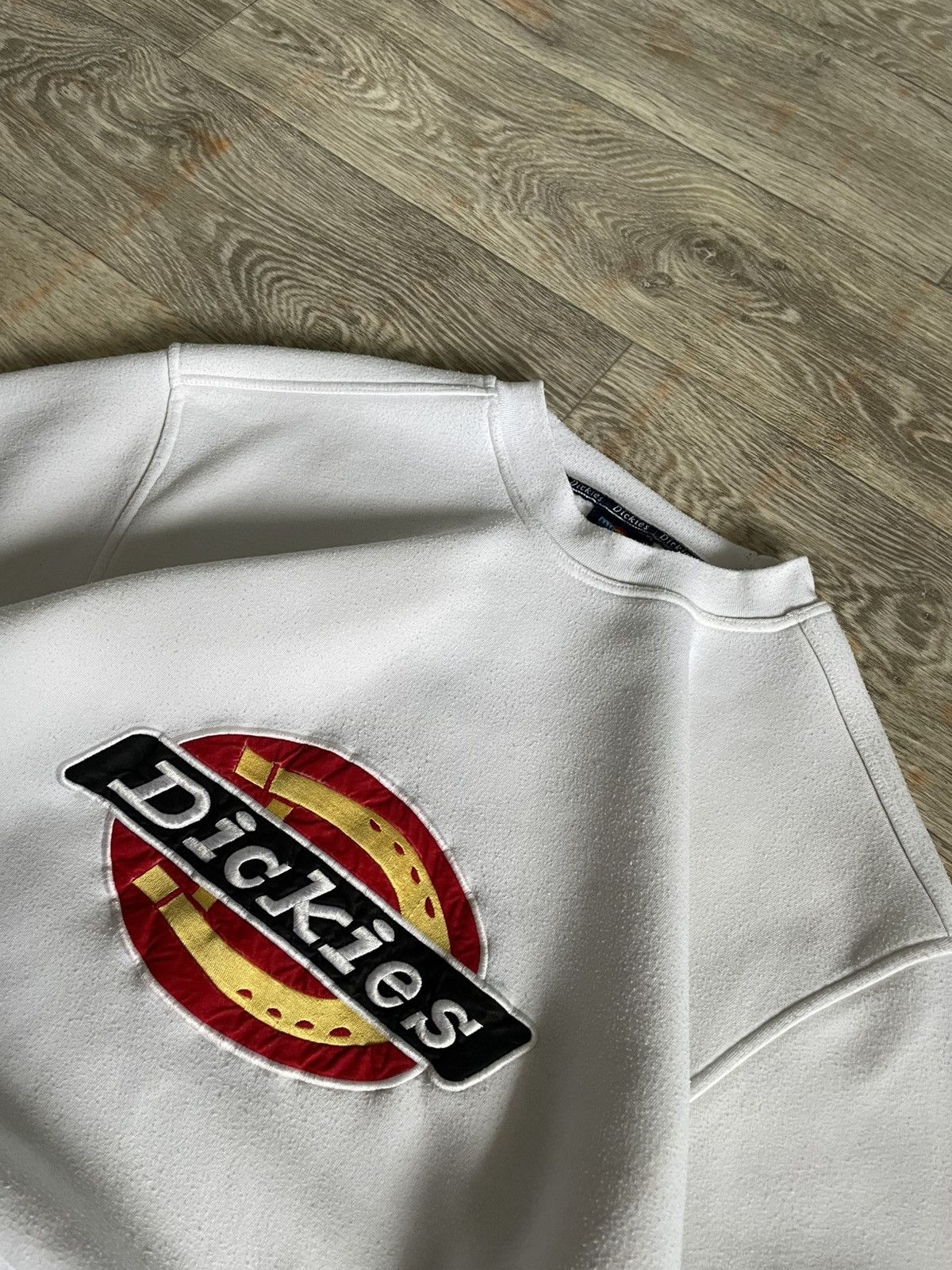 Dickies Dickies Vintage Sweatshirt Big Logo White Size US L / EU 52-54 / 3 - 6 Thumbnail
