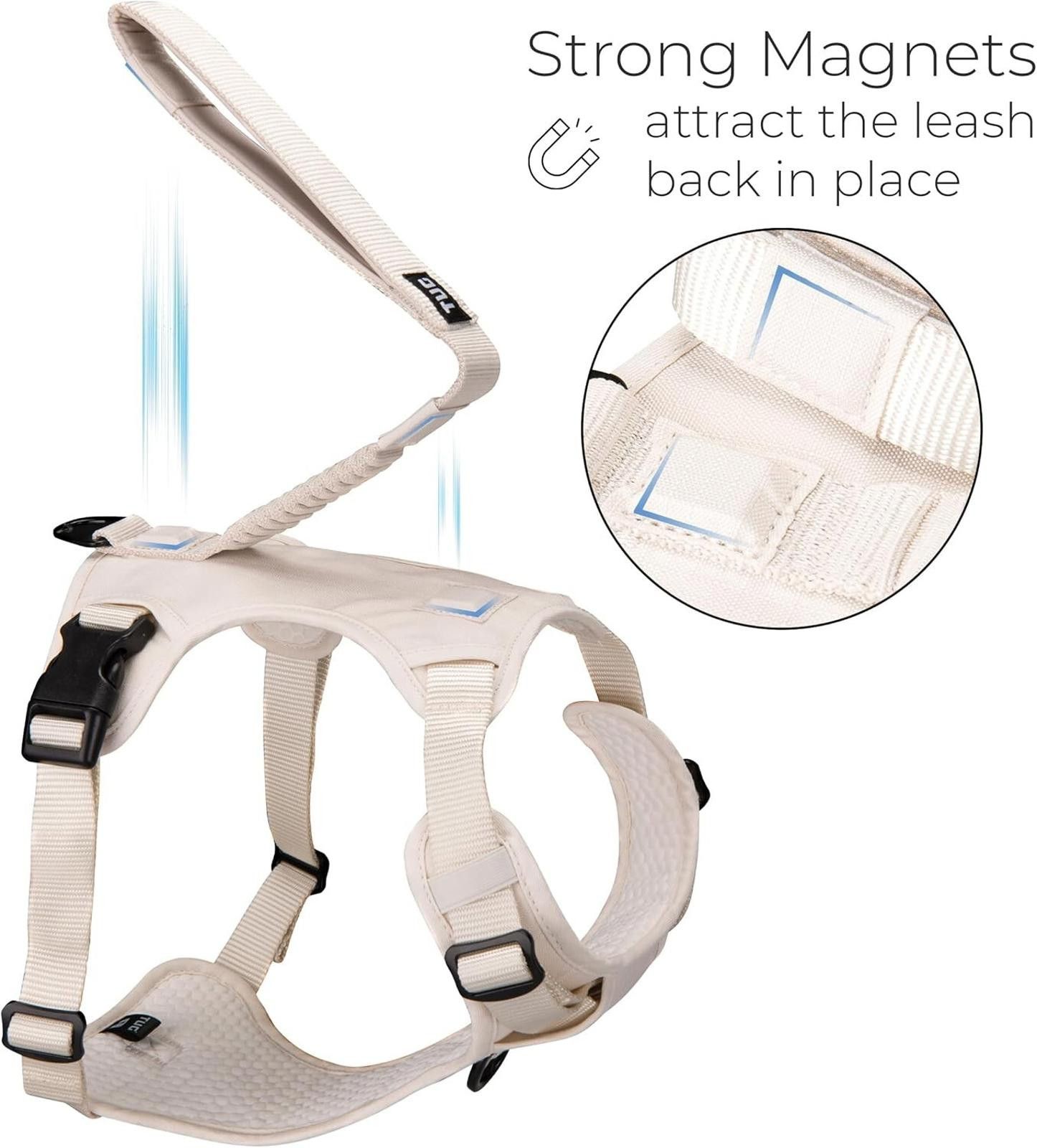 Designer Grab Dog Harness Integrated Traffic Leash Magnetic Attached Size ONE SIZE - 2 Thumbnail