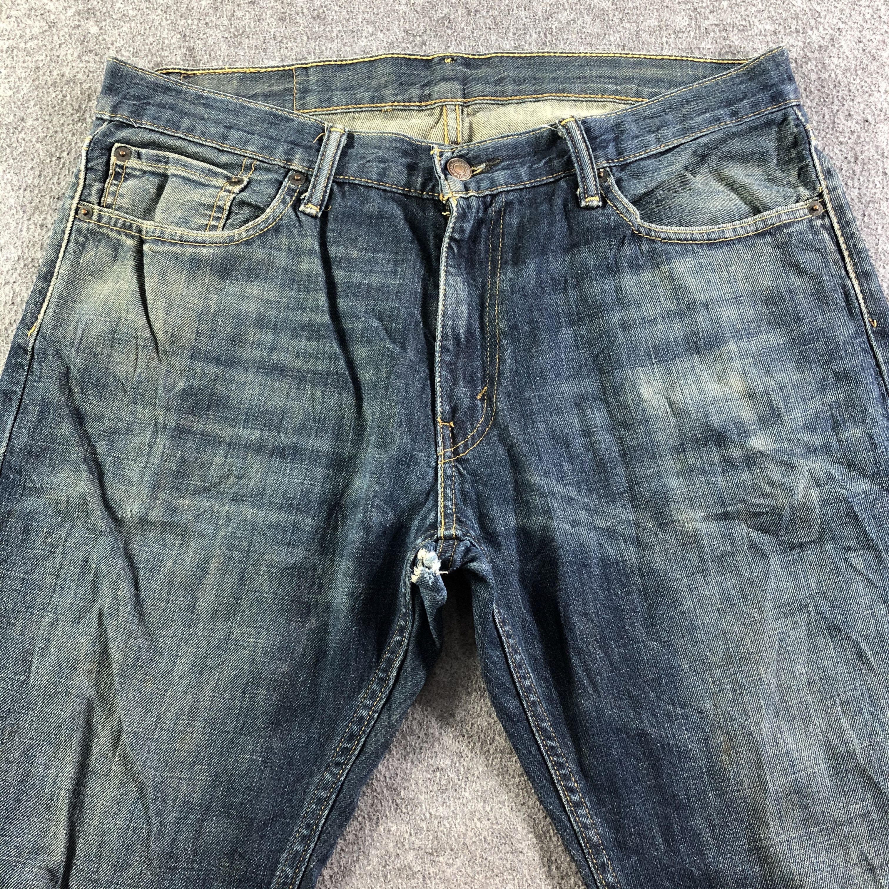 Levi's Vintage Blue Wash Levis 514 Jeans-J3701 Size US 36 / EU 52 - 3 Thumbnail