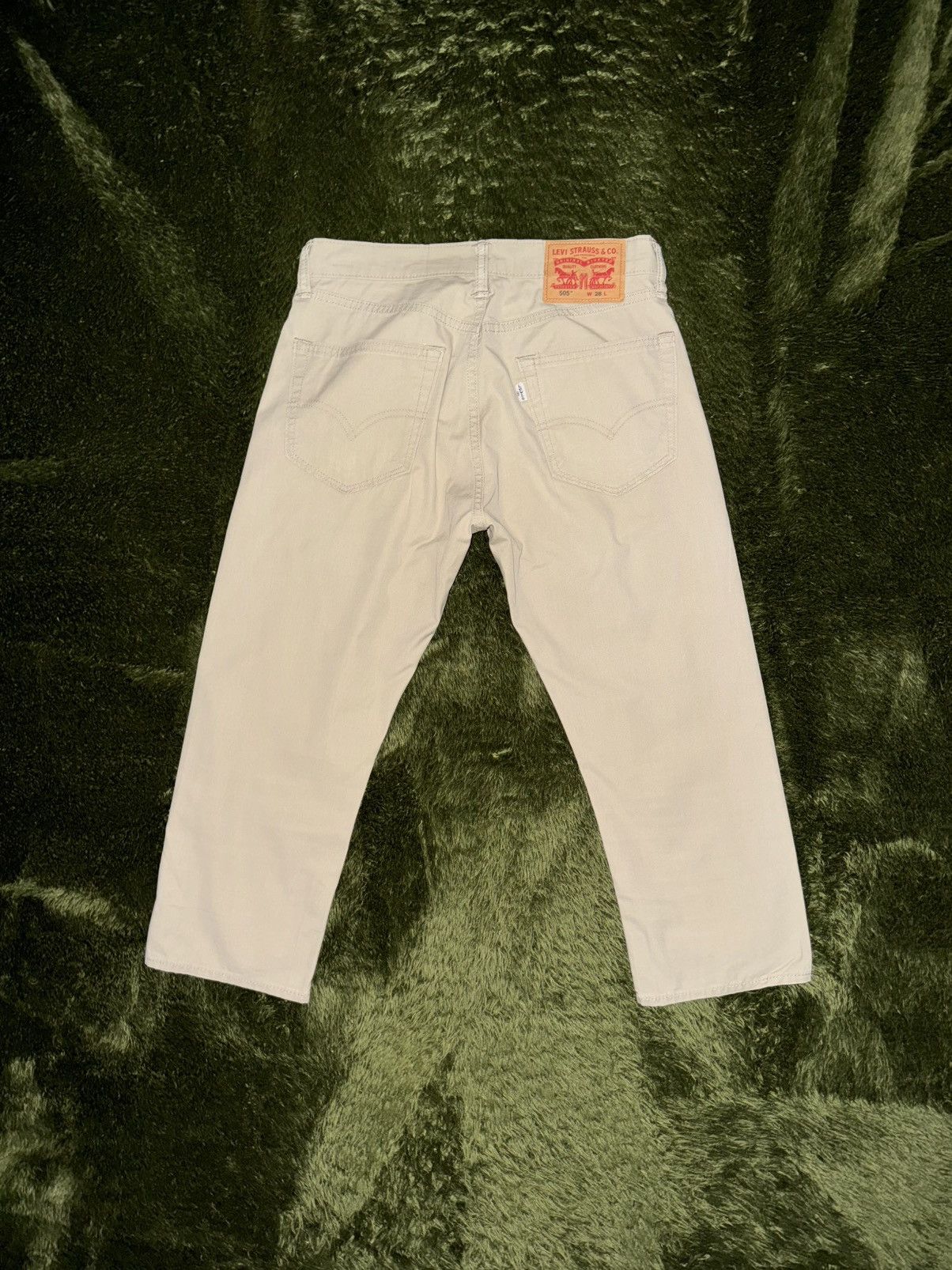 Levi's [W28] Levi’s 505 3/4 Cotton Pants – Washed Beige Size US 28 / EU 44 - 6 Thumbnail