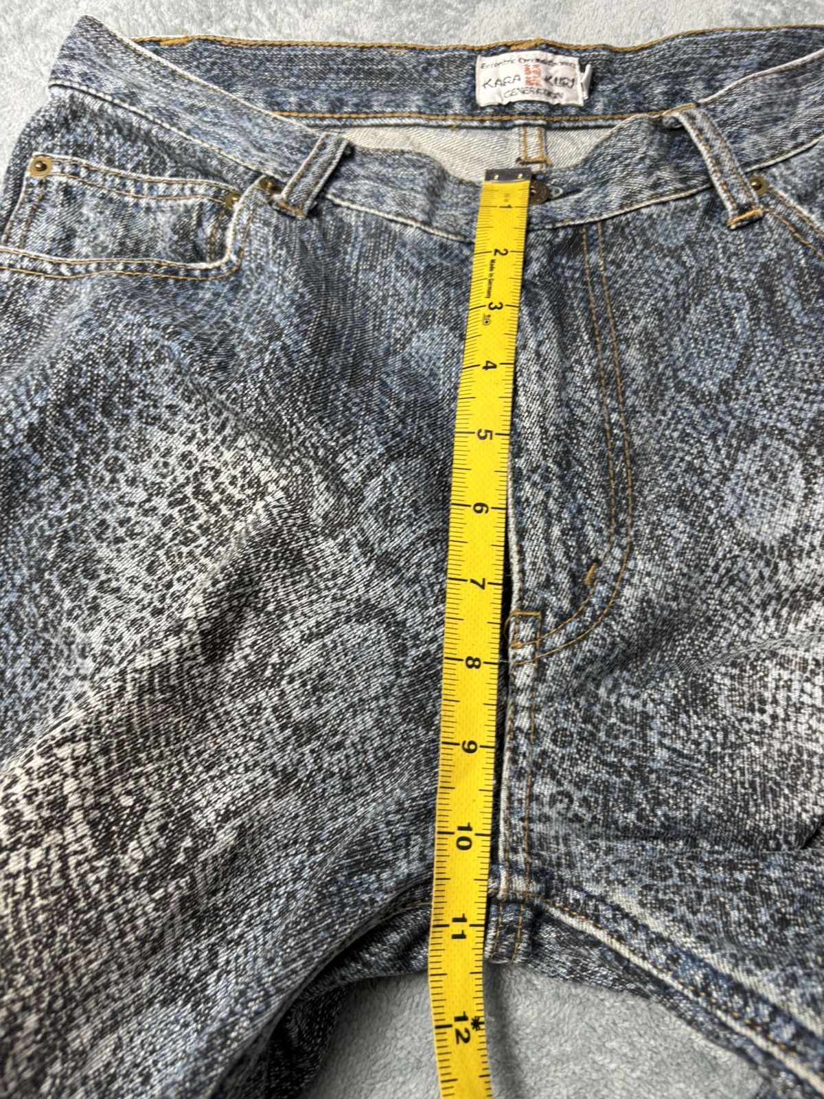 Karakuri Tamashii Karakuri Tamashi Snake Skin Denim Motif Dragon S0230 Size US 30 / EU 46 - 11 Thumbnail