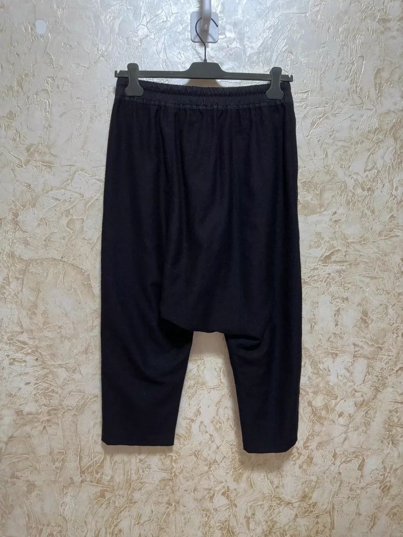 Rick Owens Rick Owens Cropped Pants in Black Color-2506 Size US 44 / EU 60 - 2 Thumbnail