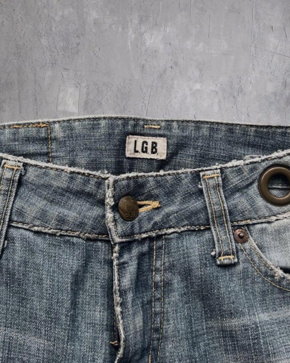 If Six Was Nine × Japanese Brand × Le Grande Bleu (L.G.B.) L.G.B flare denim Size US 27 - 4 Thumbnail
