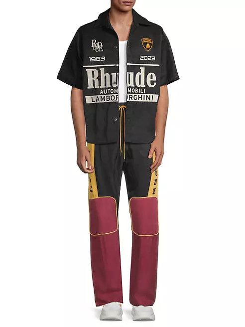 Rhude os11x0124 Rally Racing Pants in Multicolor Size US 36 / EU 52 - 2 Thumbnail