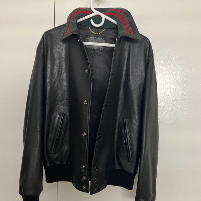 Gucci Gucci Lambskin Bomber Jacket Size US S / EU 44-46 / 1 - 4 Thumbnail