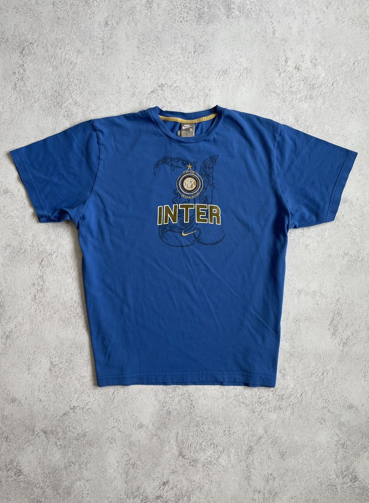 Vintage Nike Inter Milan Football Club T-Shirt Vintage 00s Size US XL / EU 56 / 4 - 1 Thumbnail