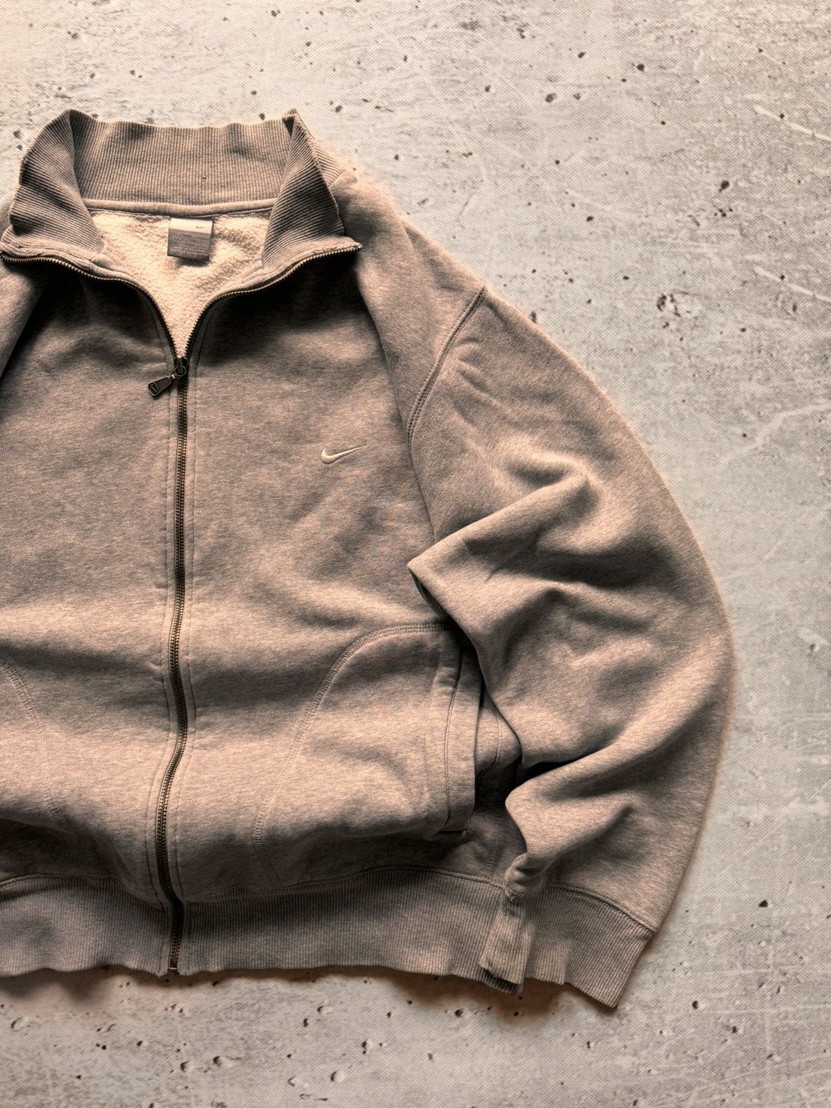 Nike × Vintage NIKE VINTAGE BASIC LOGO OVERSIZE BOXY ZIP HOODIE Size US L / EU 52-54 / 3 - 3 Thumbnail