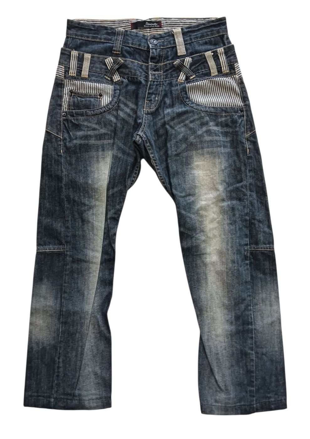 Other Dominate Double Waist Distressed Jeans Size US 32 / EU 48 - 1 Thumbnail