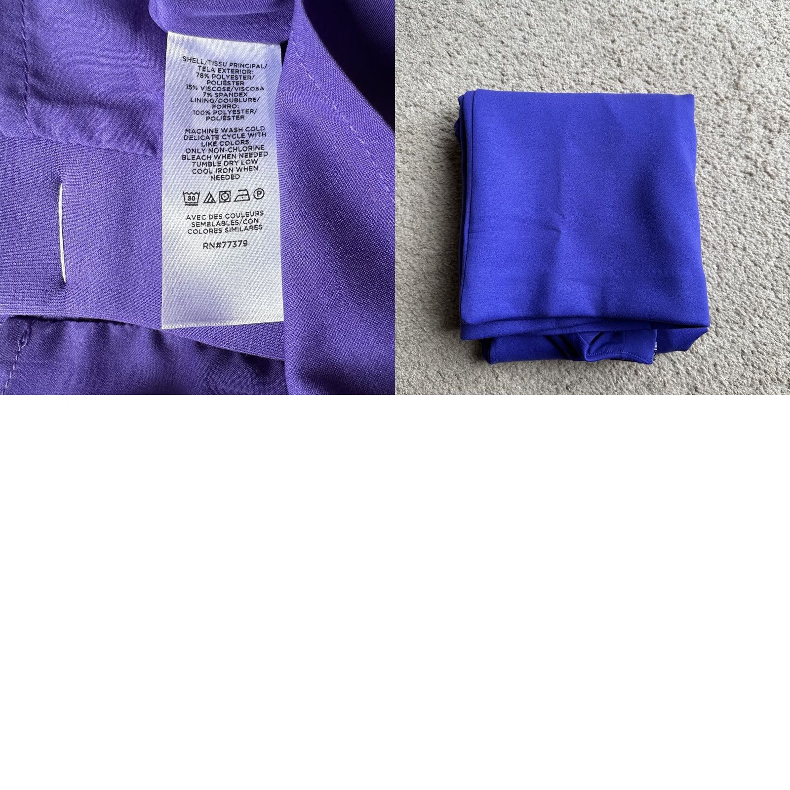 Ann Taylor Ann Taylor Maxi Dress Womens 0 Sleeveless Purple Back Zip NWT Size XS / US 0-2 / IT 36-38 - 9 Thumbnail