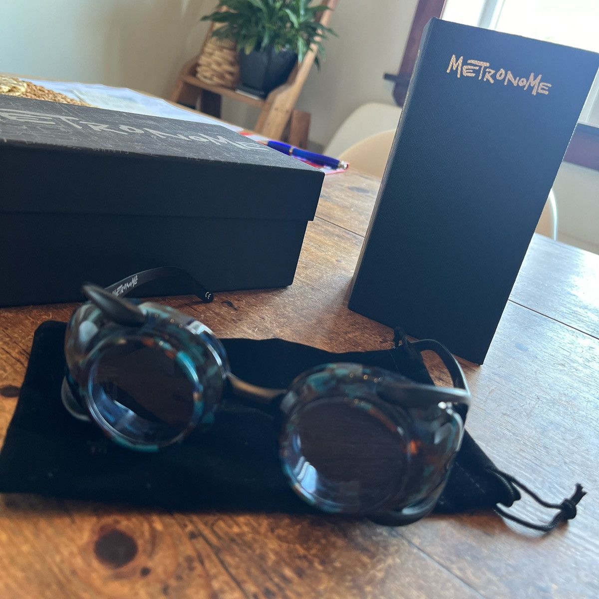 Japanese Brand Metronome Resonance Metal Sunglasses Size ONE SIZE - 1 Thumbnail