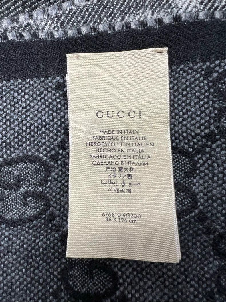 Gucci Gucci Old flower full LOGO scarf 2503-Nextarrow Size ONE SIZE - 6 Thumbnail