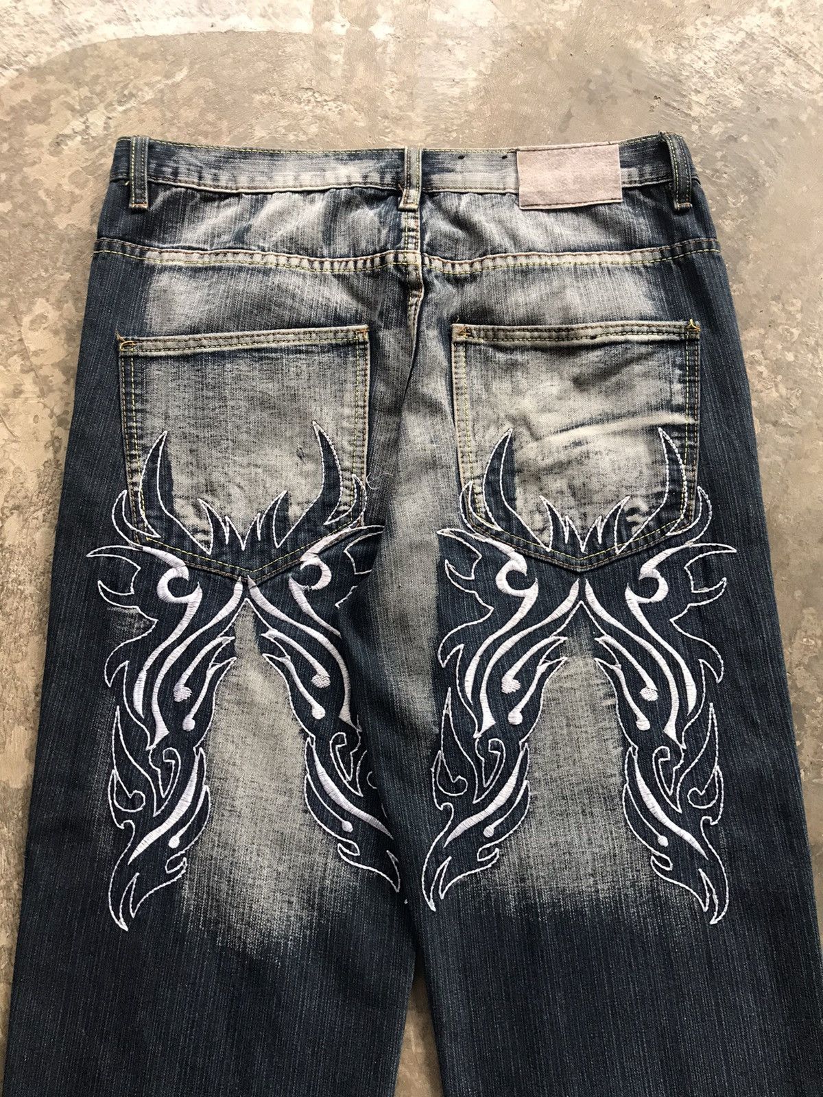 Japanese Brand Japanese brand mudwas tribal jeans Size US 34 / EU 50 - 3 Thumbnail