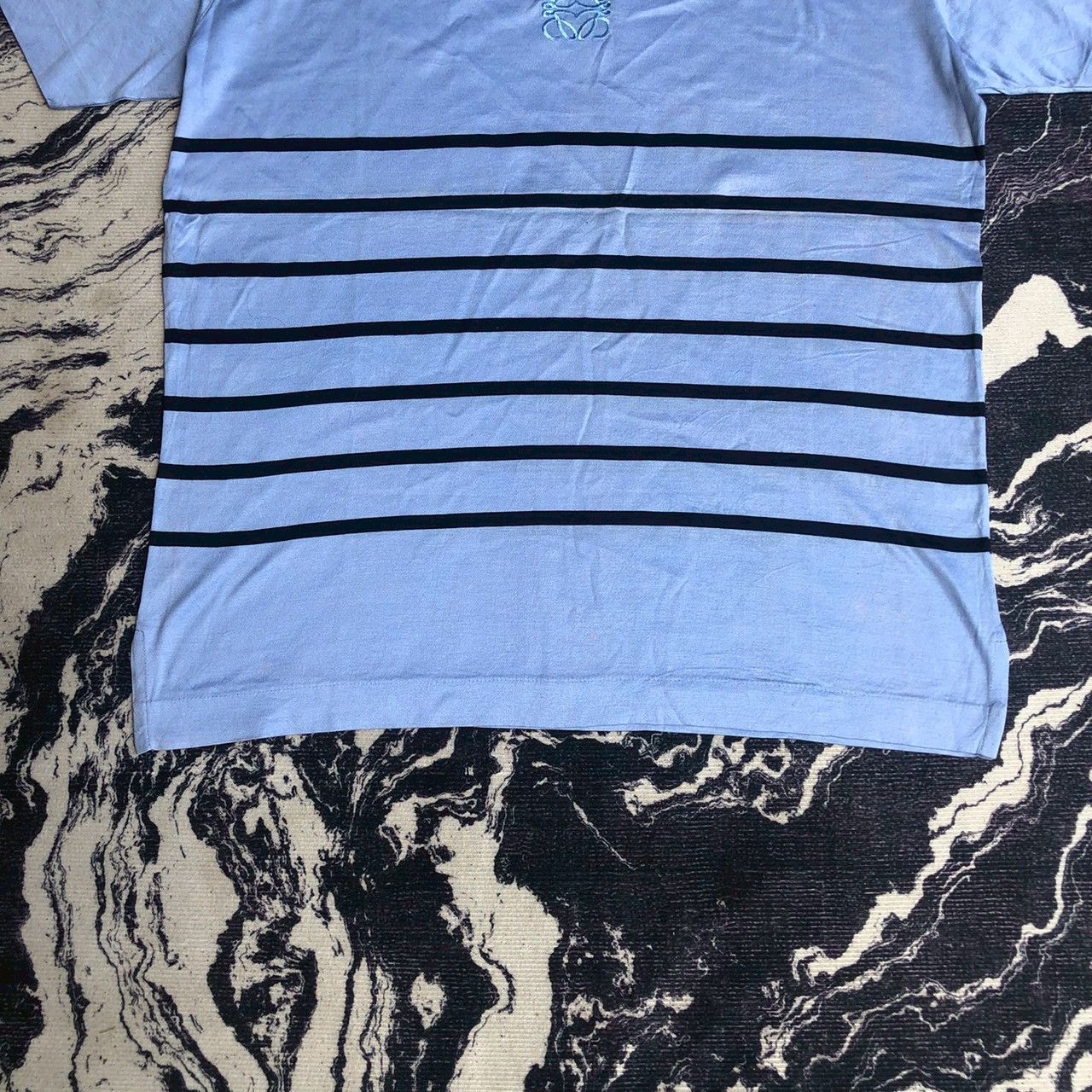 Loewe Loewe Anagram Embroidered Stripe Tee Size US M / EU 48-50 / 2 - 3 Thumbnail